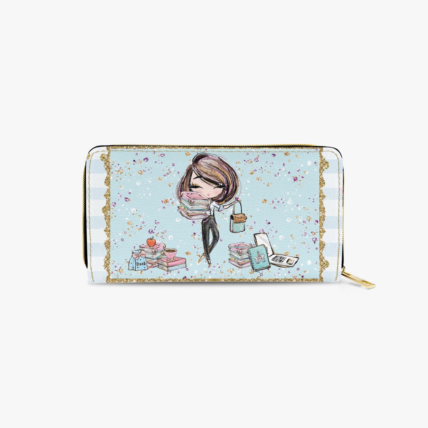 Long Type Zipper Purse - Teacher