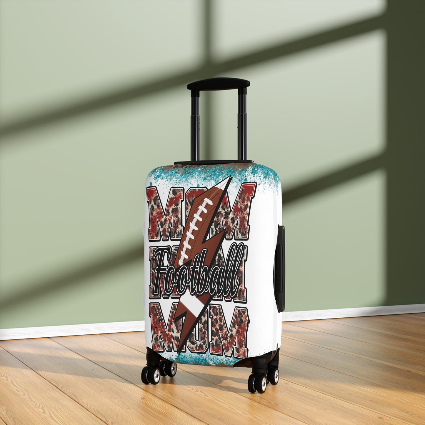 Luggage Cover, Football Mom/Mum, awd-312