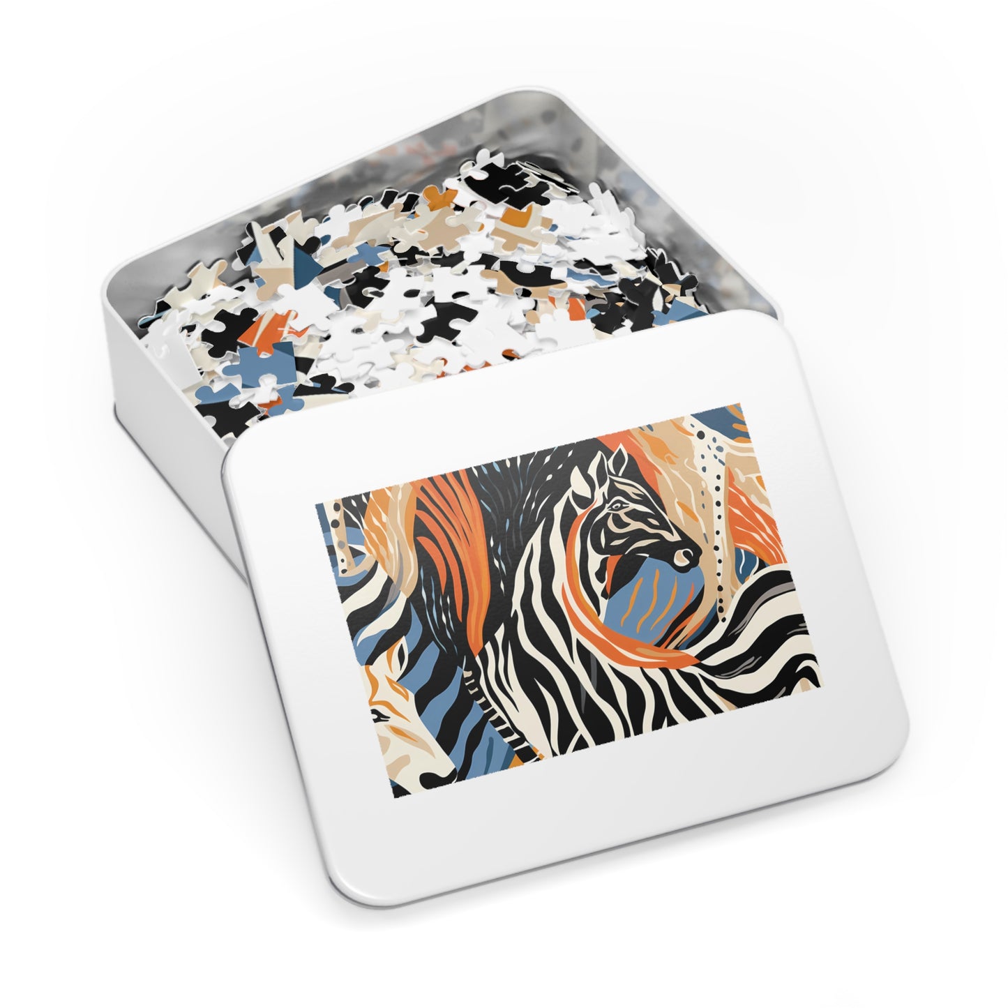 Jigsaw Puzzle, Zebra, Personalised/Non-Personalised (30, 110, 252, 500,1000-Piece)