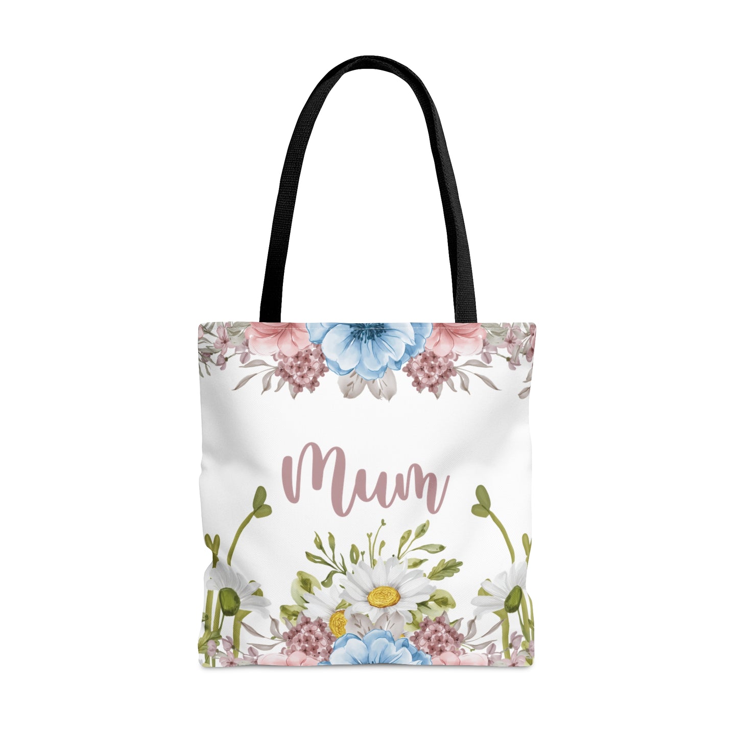 Personalised/Non-Personalised Tote Bag, Floral, Mum, Tote bag