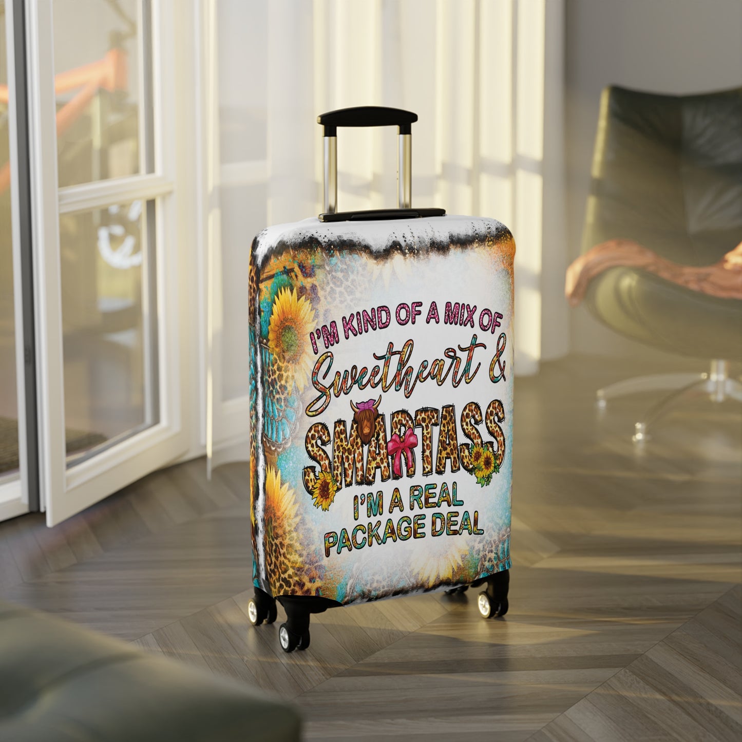 Luggage Cover, Country and Western, Mix of Sweetheart, awd-1030