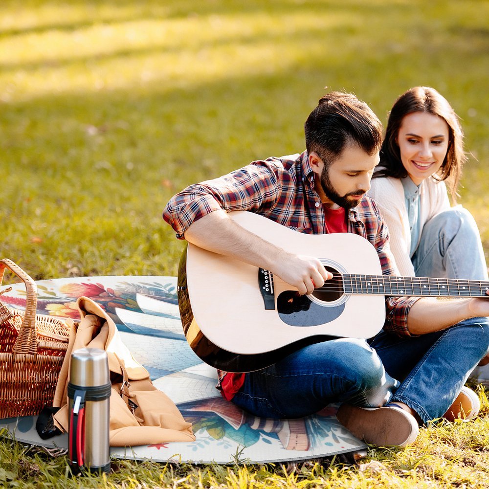 Round Picnic Mat Round outdoor picnic mat