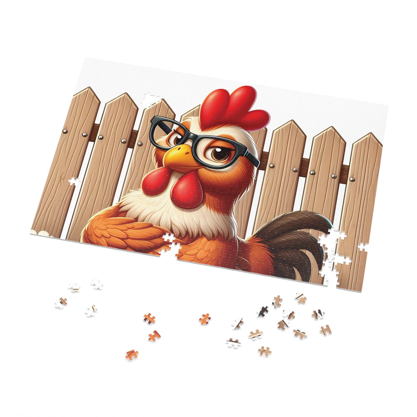 Jigsaw Puzzle, Chicken, Personalised/Non-Personalised (30, 110, 252, 500,1000-Piece)