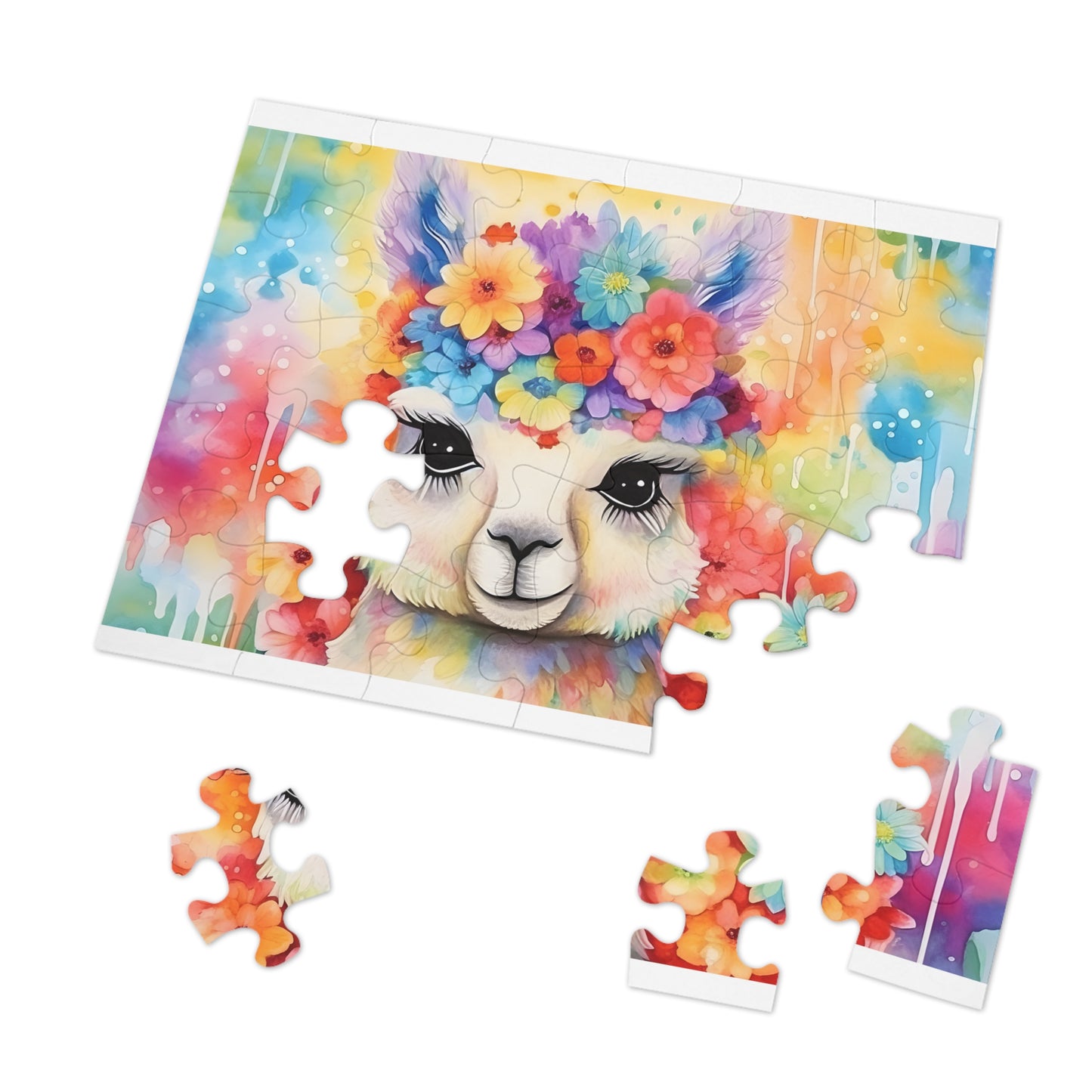 Jigsaw Puzzle, Llama, Personalised/Non-Personalised (30, 110, 252, 500,1000-Piece)