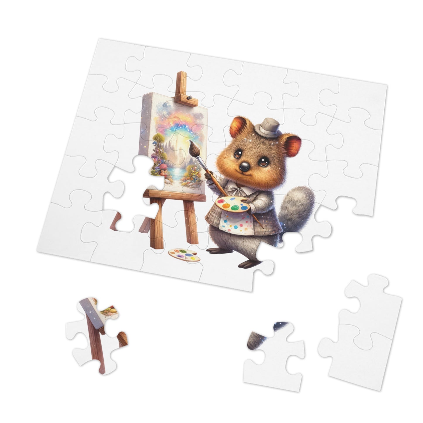 Jigsaw Puzzle in Tin, Australian Animals, Quokka, Personalised/Non-Personalised, awd-1328 (30, 110, 252, 500,1000-Piece)