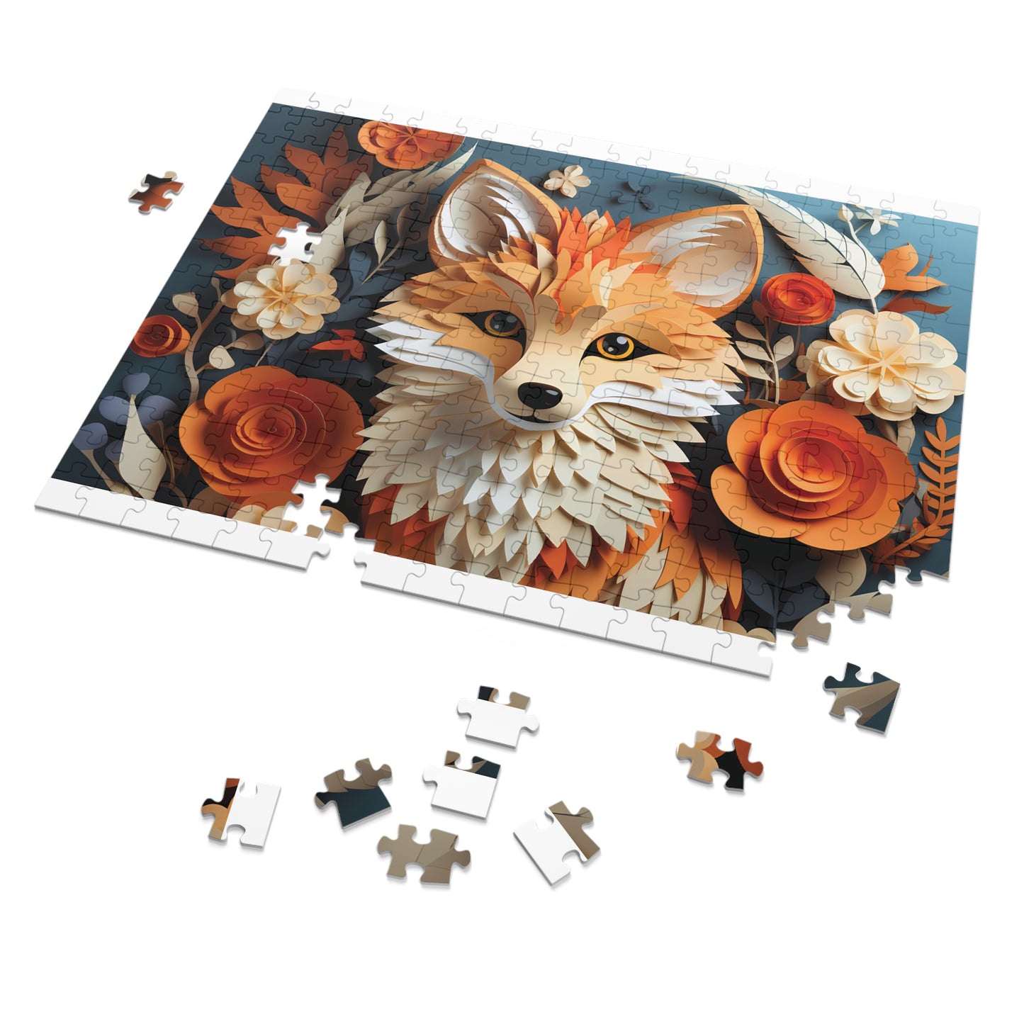 Jigsaw Puzzle, Fox, Personalised/Non-Personalised (30, 110, 252, 500,1000-Piece)