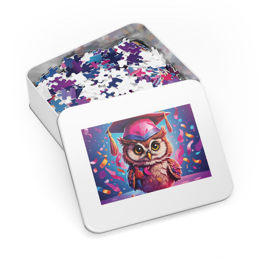 Jigsaw Puzzle, Owl, Personalised/Non-Personalised (30, 110, 252, 500,1000-Piece)