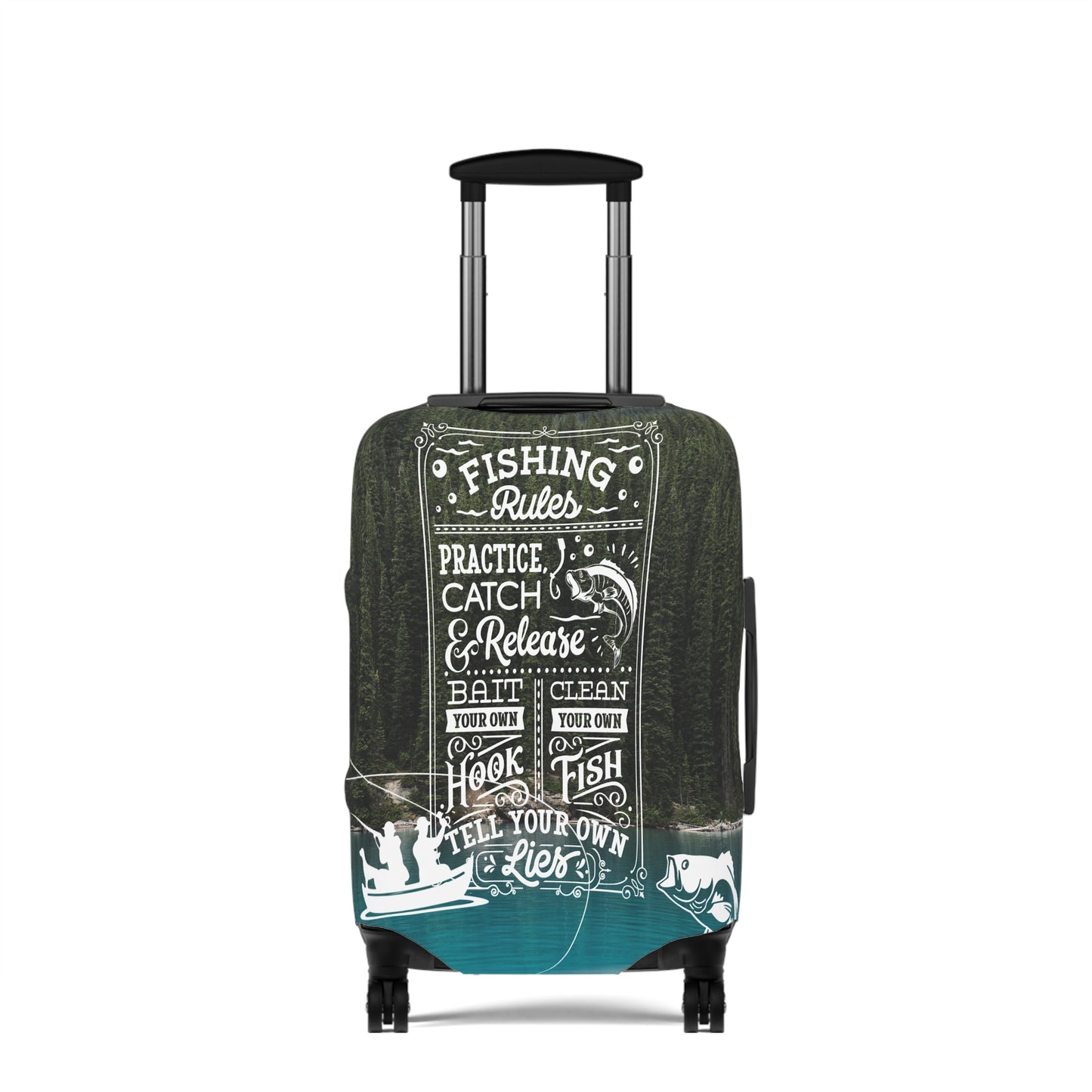 Luggage Cover, Fishing Rules, awd-513