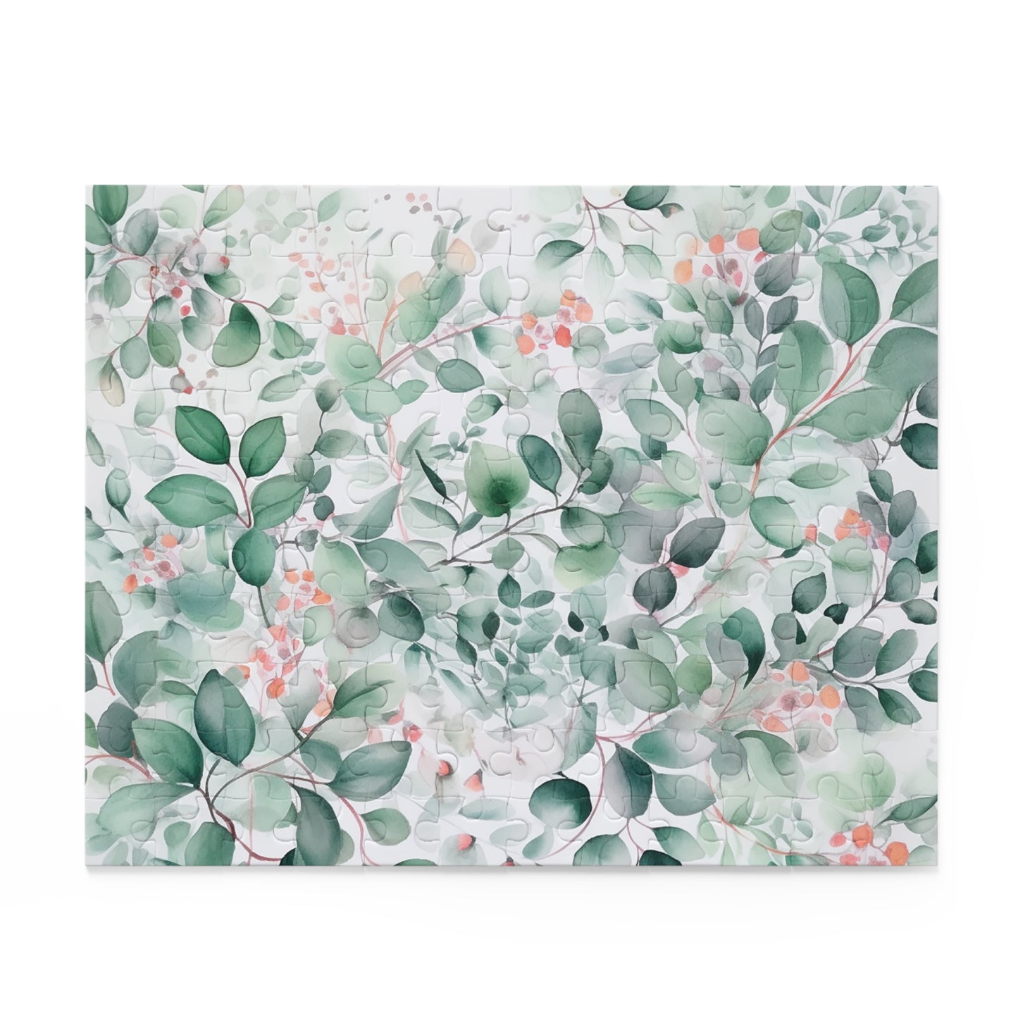 Personalised/Non-Personalised Puzzle, Eucalyptus Leaves (120, 252, 500-Piece)