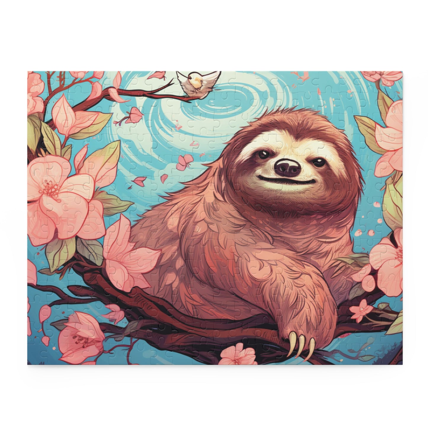 Personalised/Non-Personalised Puzzle, Sloth (120, 252, 500-Piece)