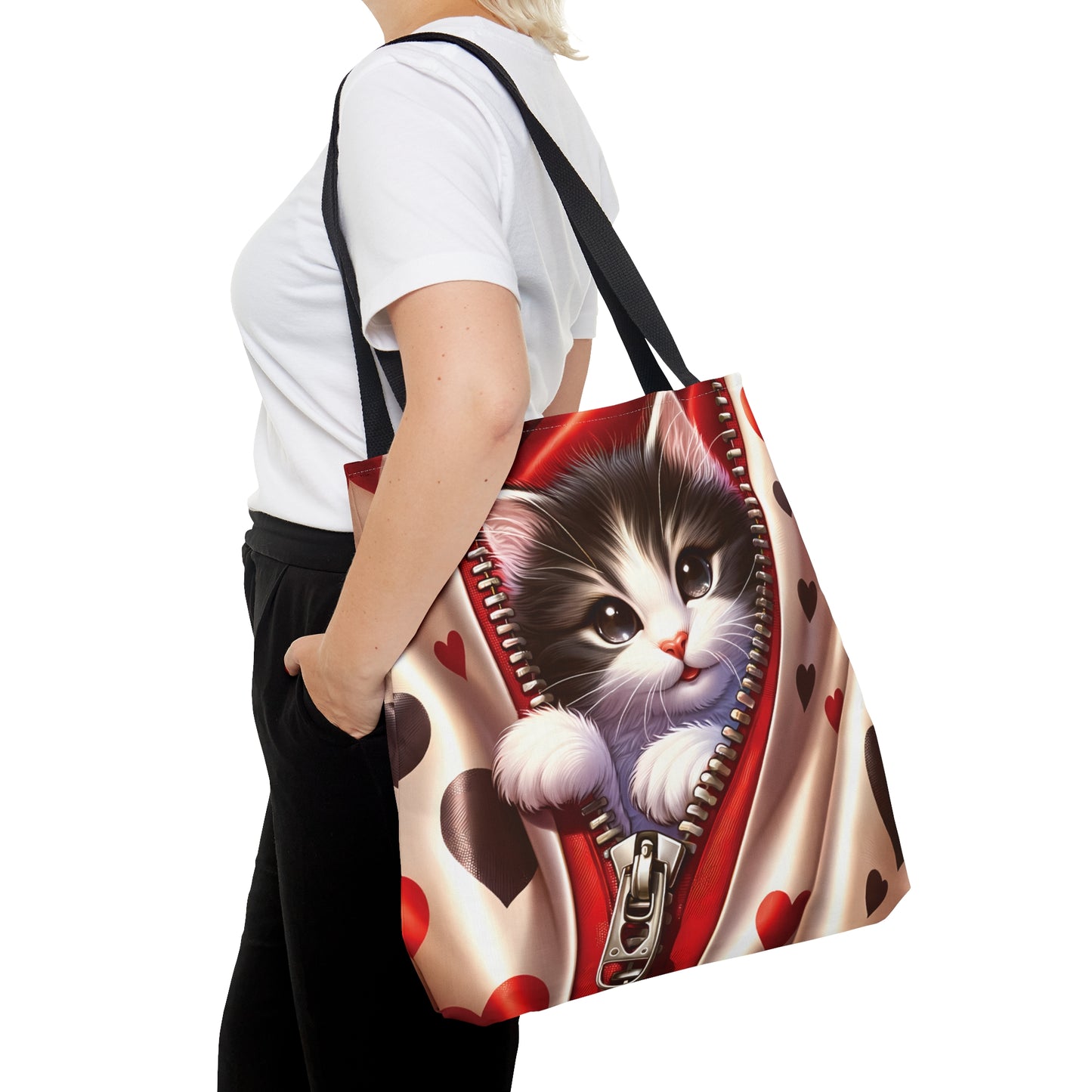 Tote Bag, Cat, Personalised/Non-Personalised Tote bag