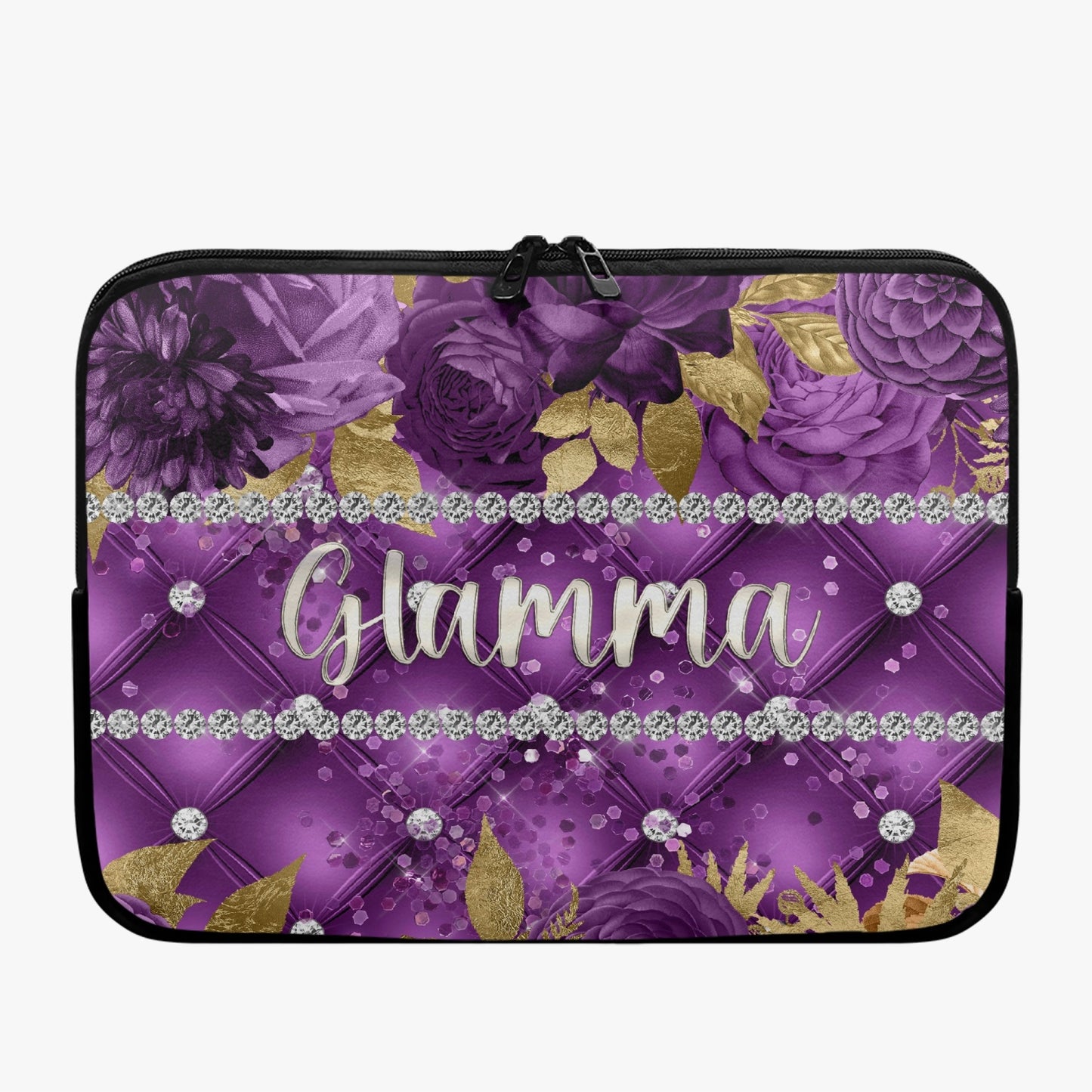 Laptop Sleeve - without handles - Purple Floral - Glamma