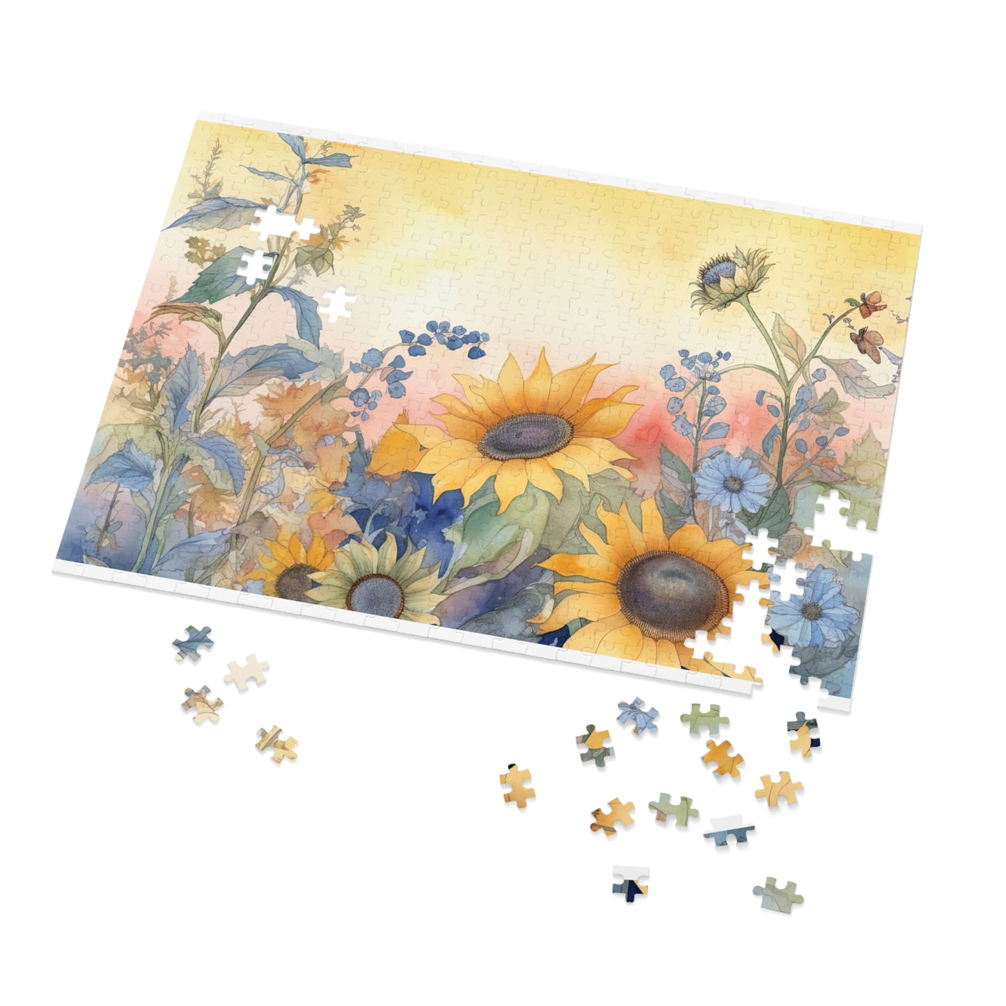 Jigsaw Puzzle, Floral, Personalised/Non-Personalised (30, 110, 252, 500,1000-Piece)