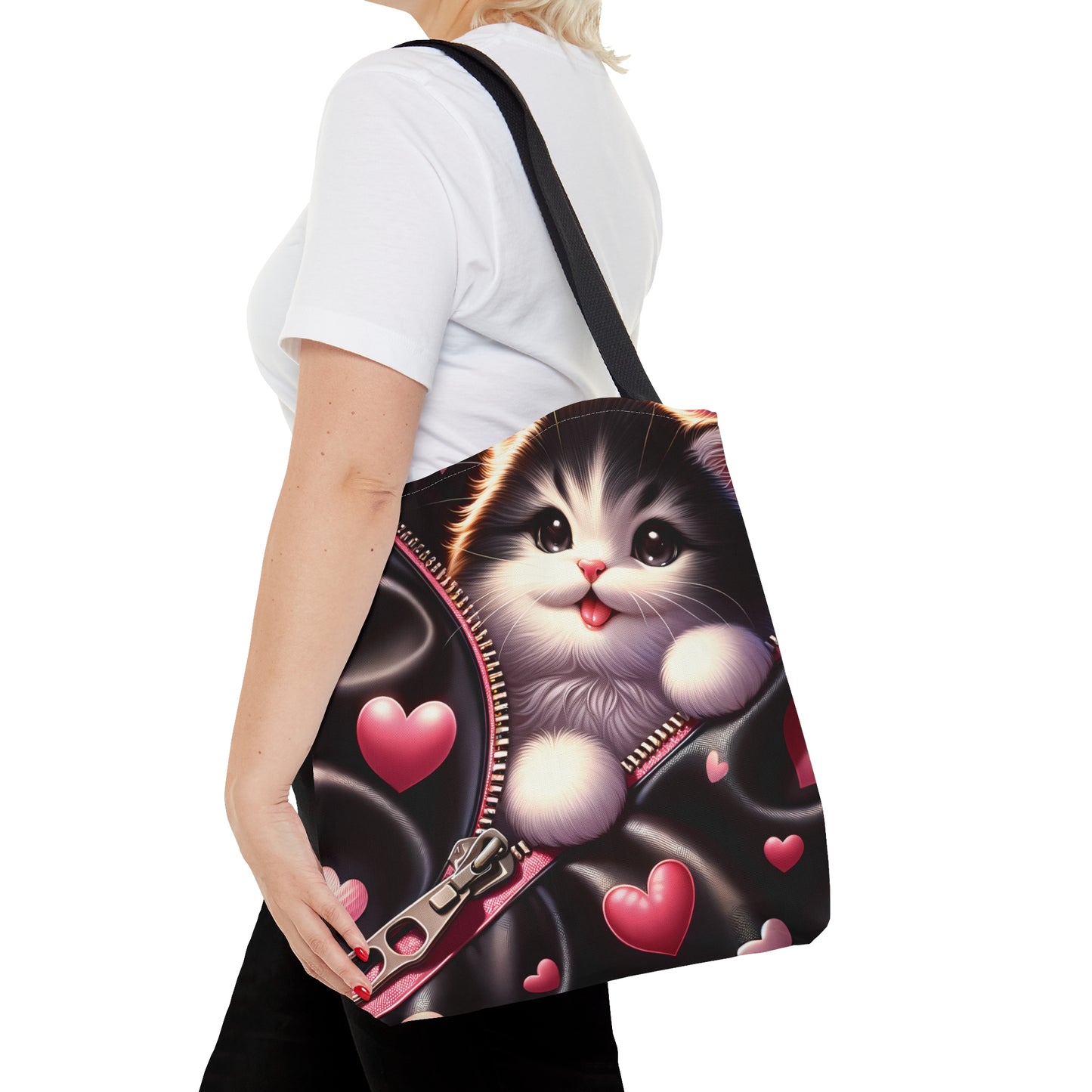 Tote Bag, Cat, Personalised/Non-Personalised Tote bag