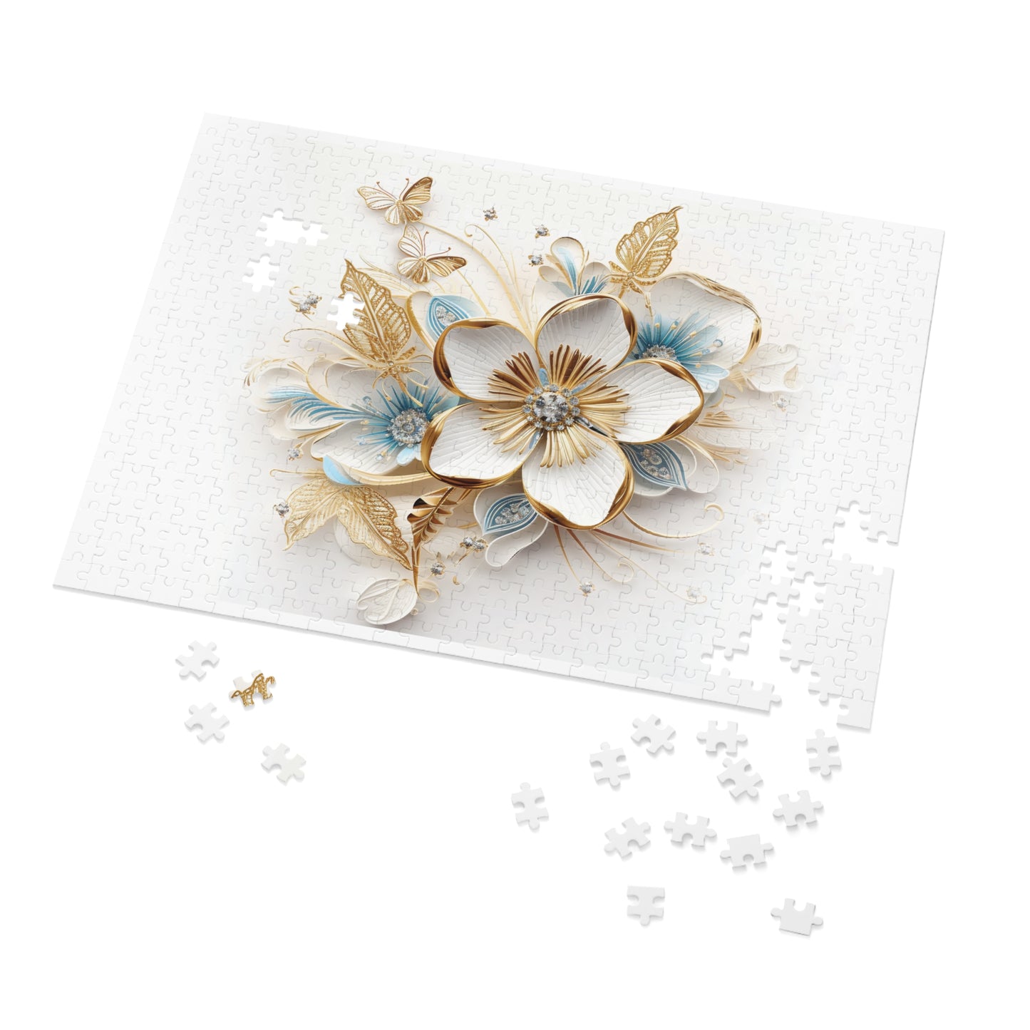 Jigsaw Puzzle, Floral, Personalised/Non-Personalised (30, 110, 252, 500,1000-Piece)