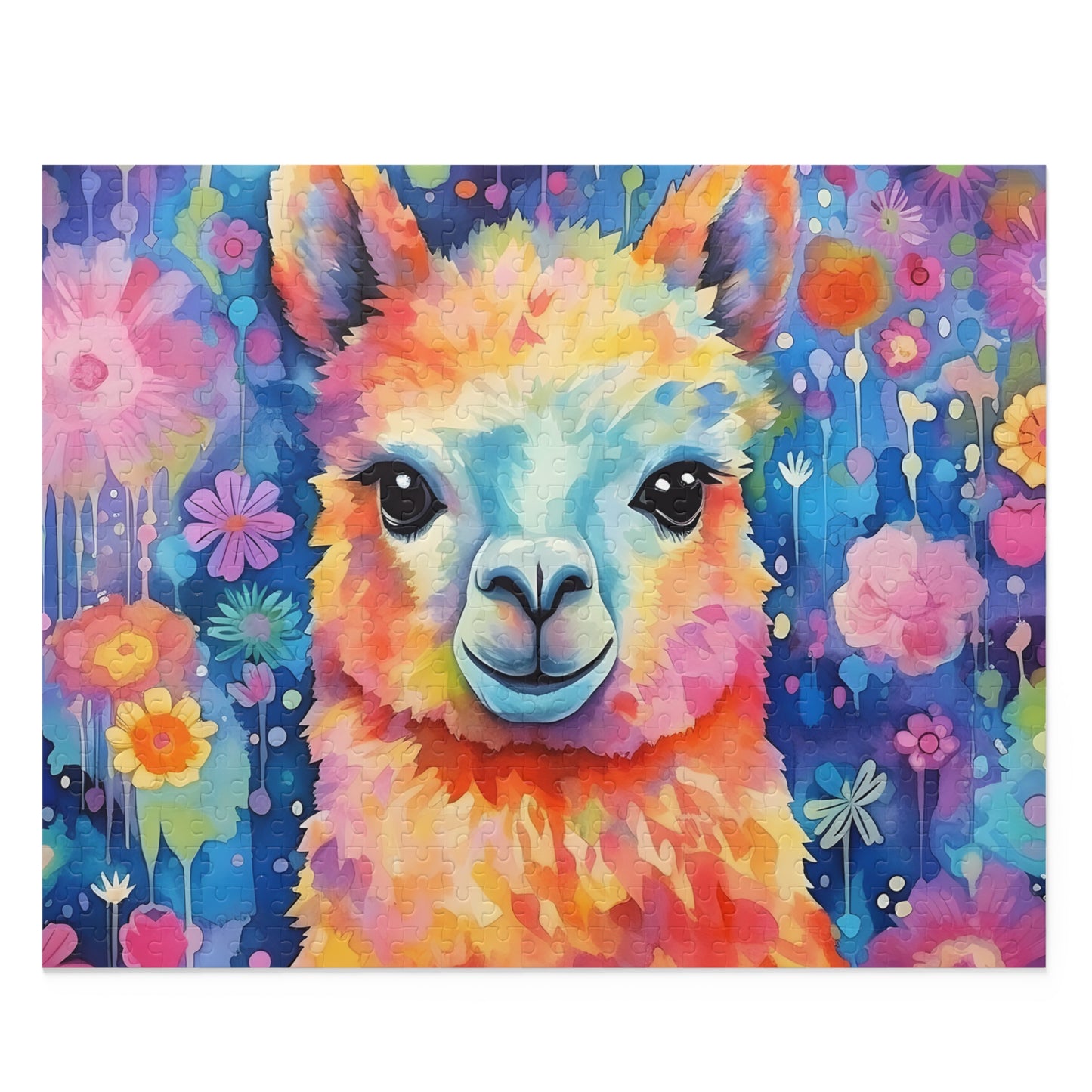 Personalised/Non-Personalised Puzzle, Llama (120, 252, 500-Piece)