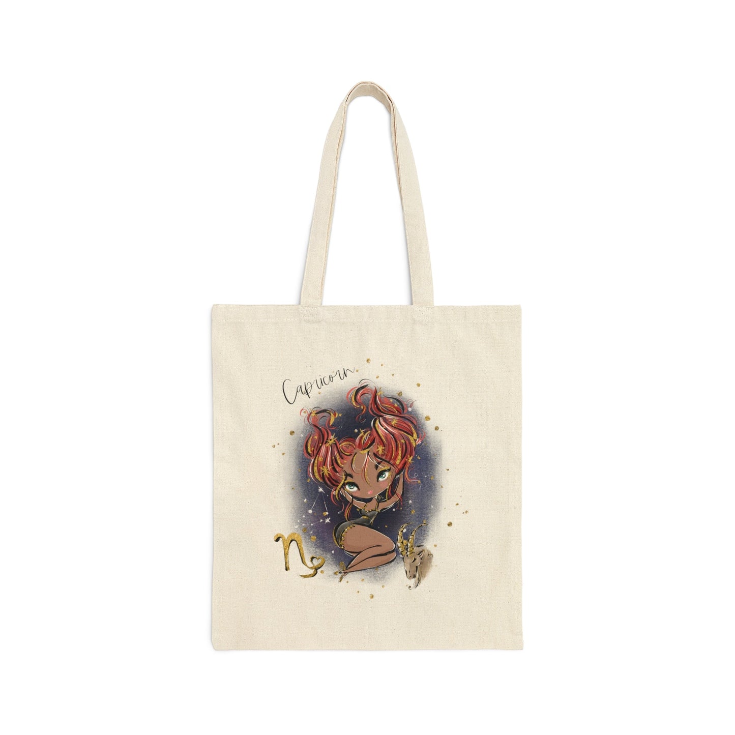 Canvas Tote Bag, Zodiac, Capricorn