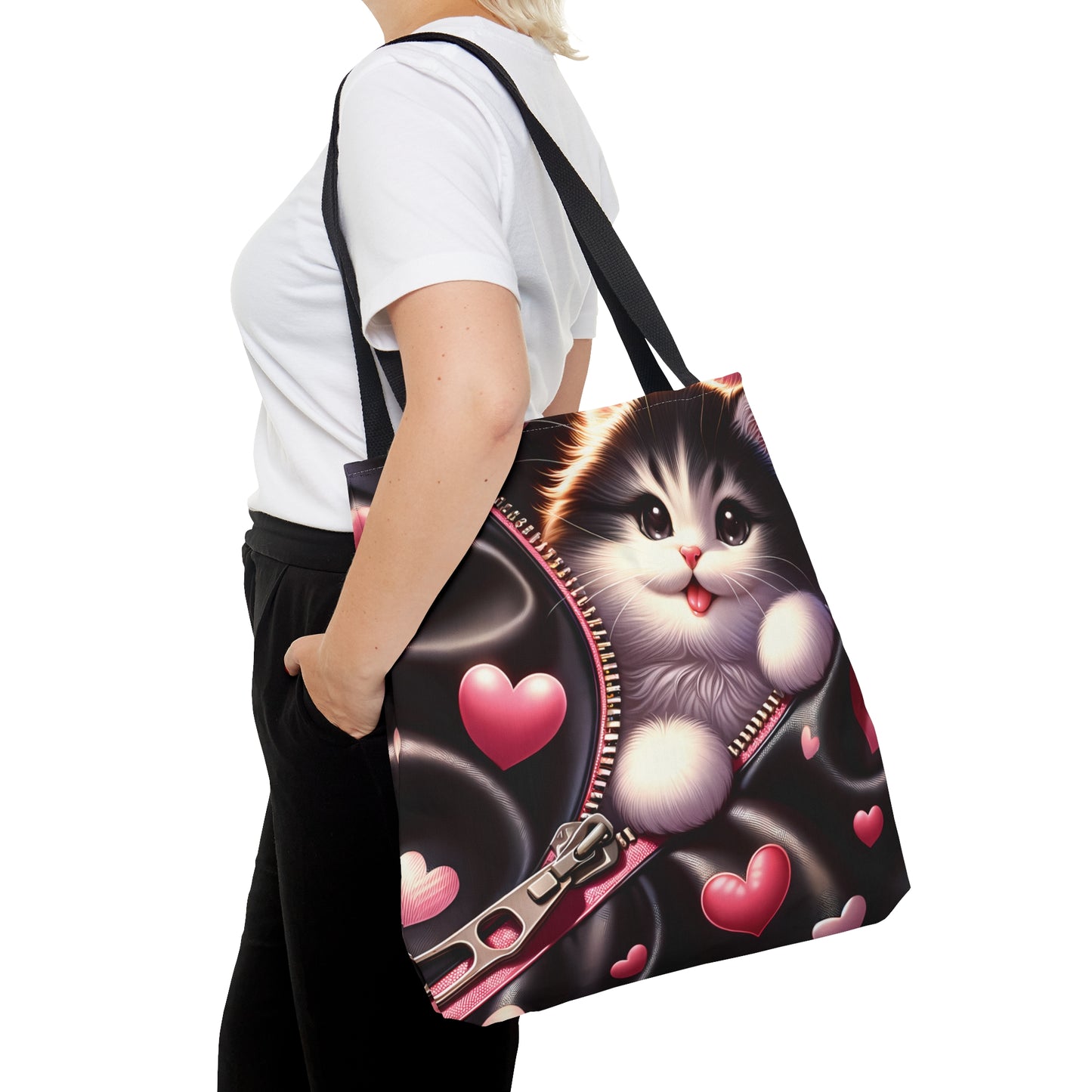 Tote Bag, Cat, Personalised/Non-Personalised Tote bag