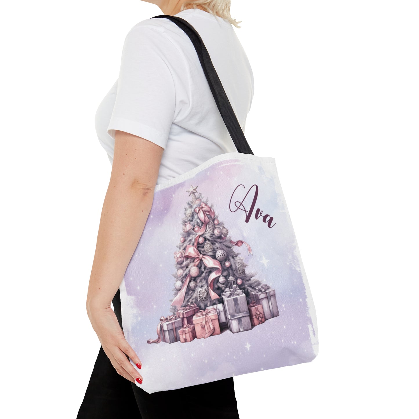 Personalised Tote Bag, Christmas Tree bag, Christmas Tote Bag, Personalised/Non-Personalised