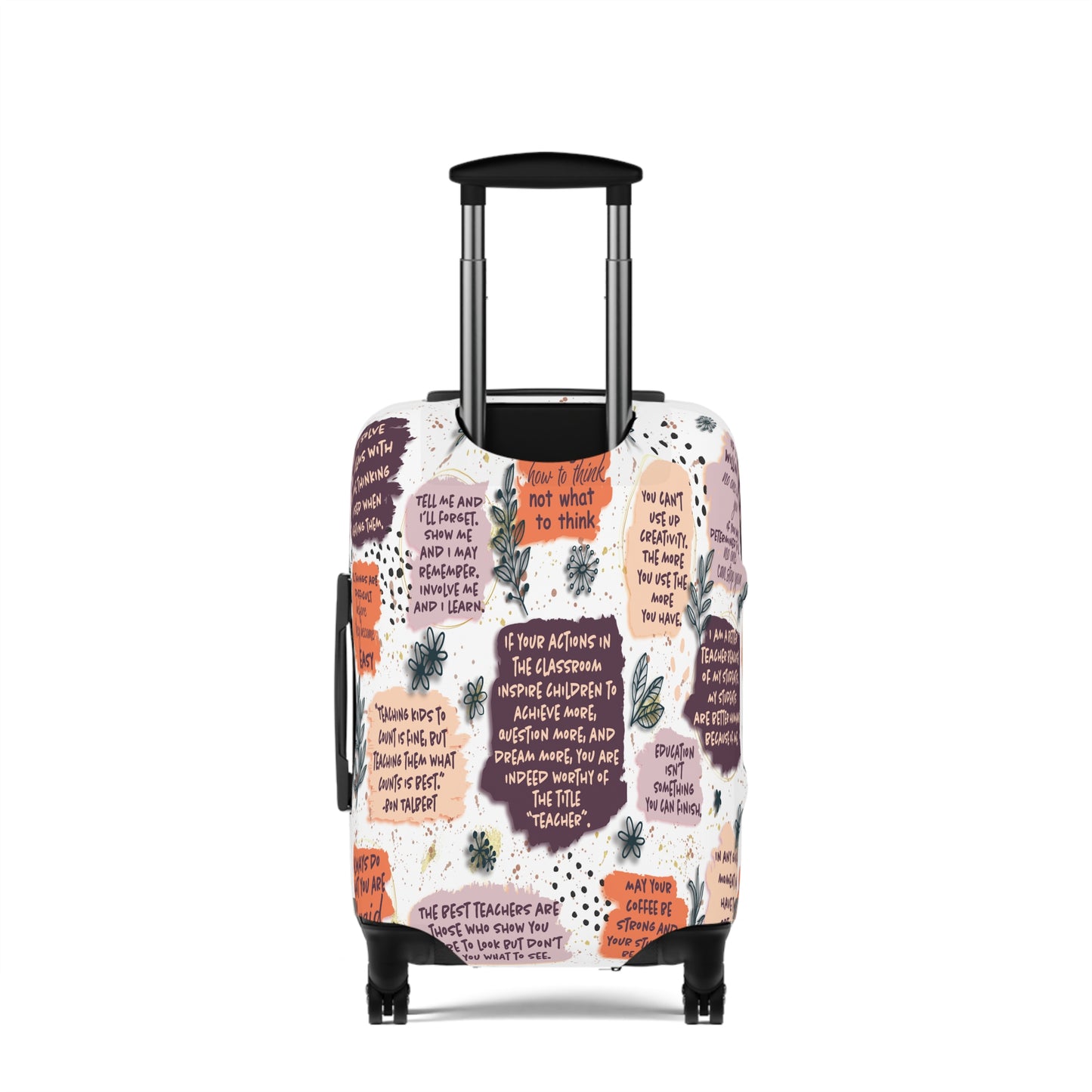 Luggage Cover, Teacher, Affirmations, awd-1439