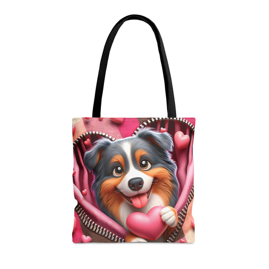 Tote Bag, Cute Dog, Personalised/Non-Personalised Tote bag