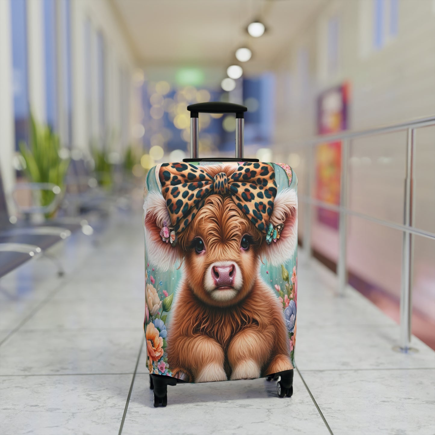 Luggage Cover, Highland Cow, awd-5006