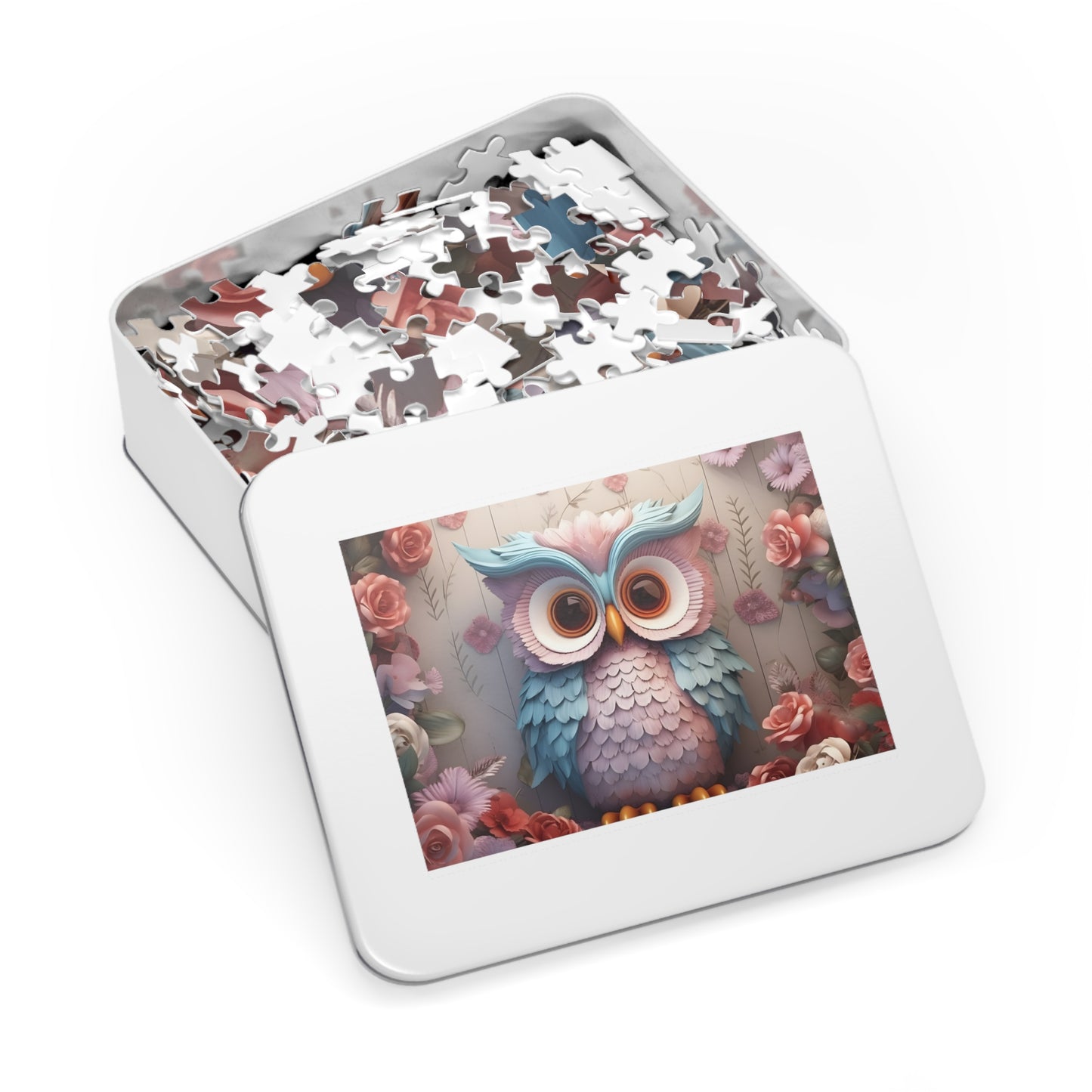 Jigsaw Puzzle, Owl, Personalised/Non-Personalised (30, 110, 252, 500,1000-Piece)