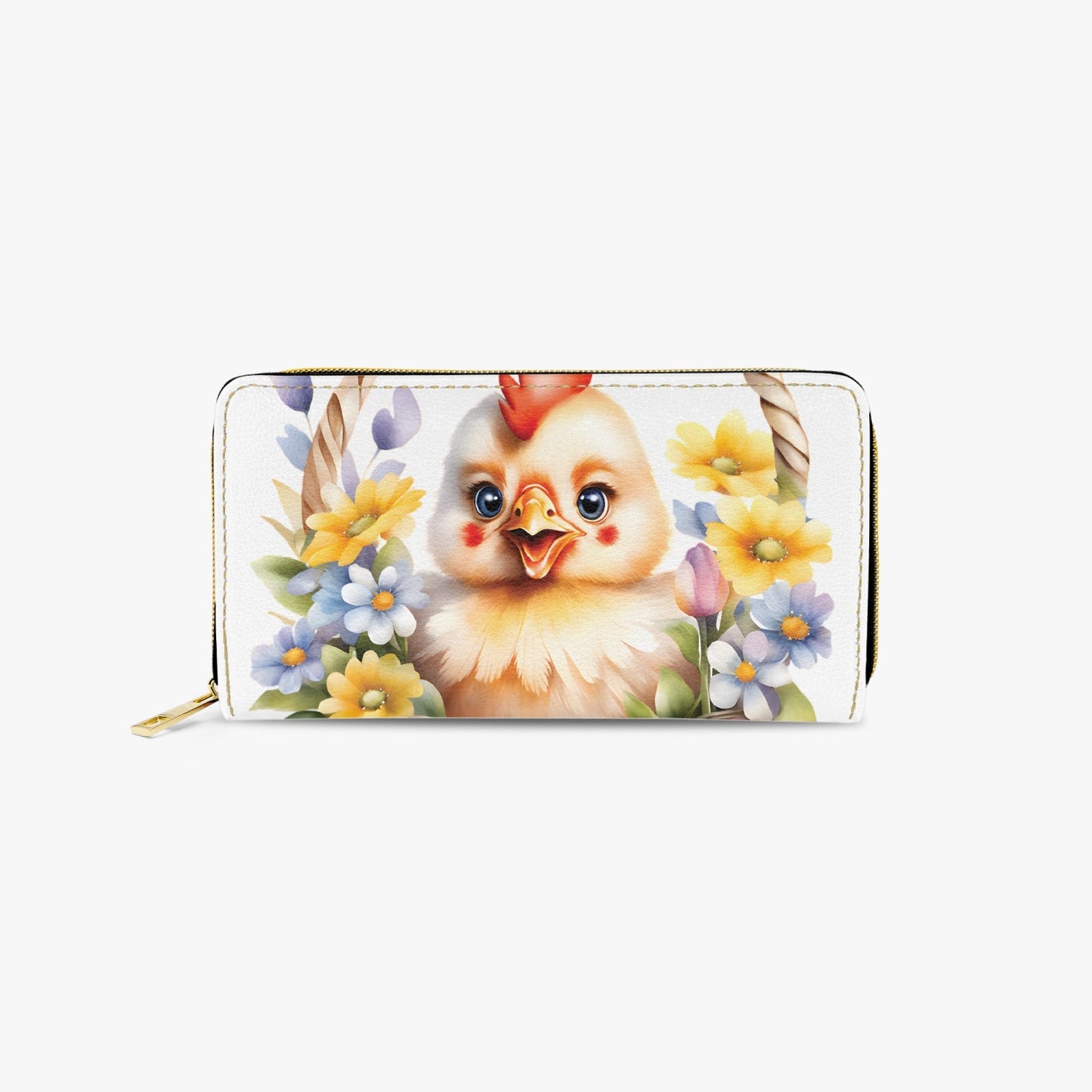 Long Type Zipper Purse, Chicken, awd-533