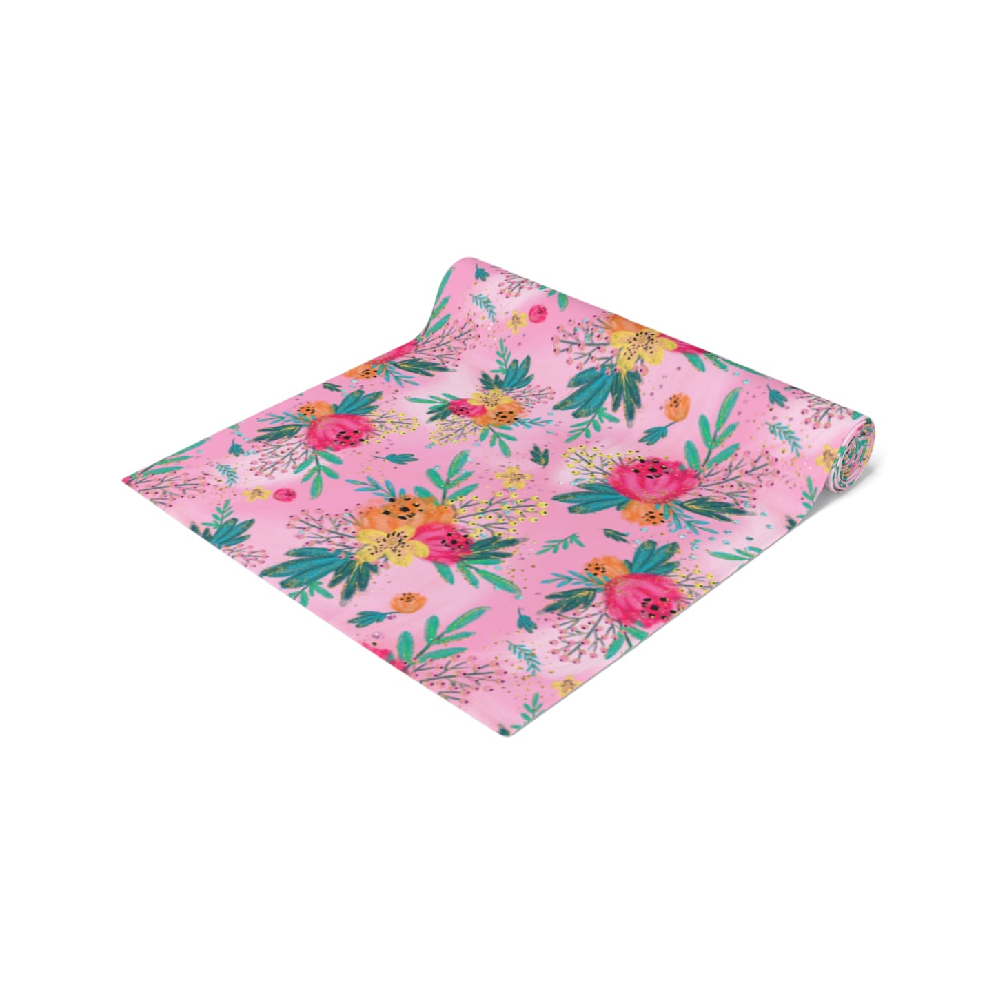 Australian Floral Table Runner, Cotton Twill and Poly Available