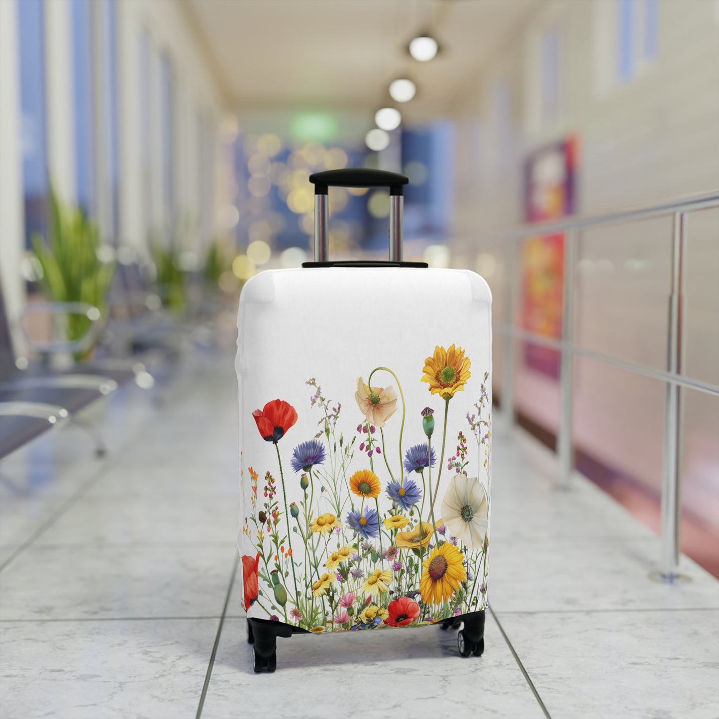 Luggage Cover, Floral, Wildflowers, awd-3044