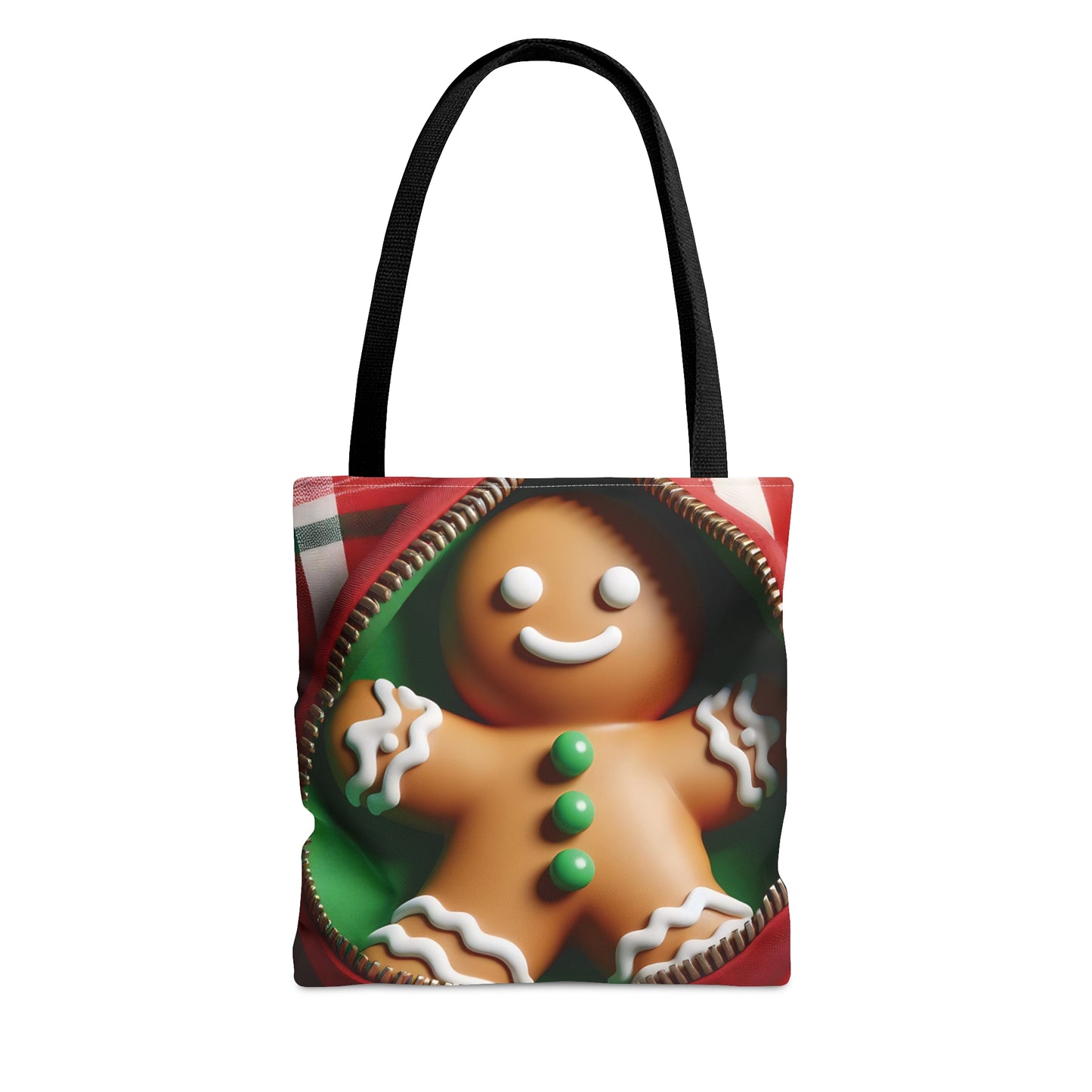 Tote Bag, Christmas, Gingerbread Man