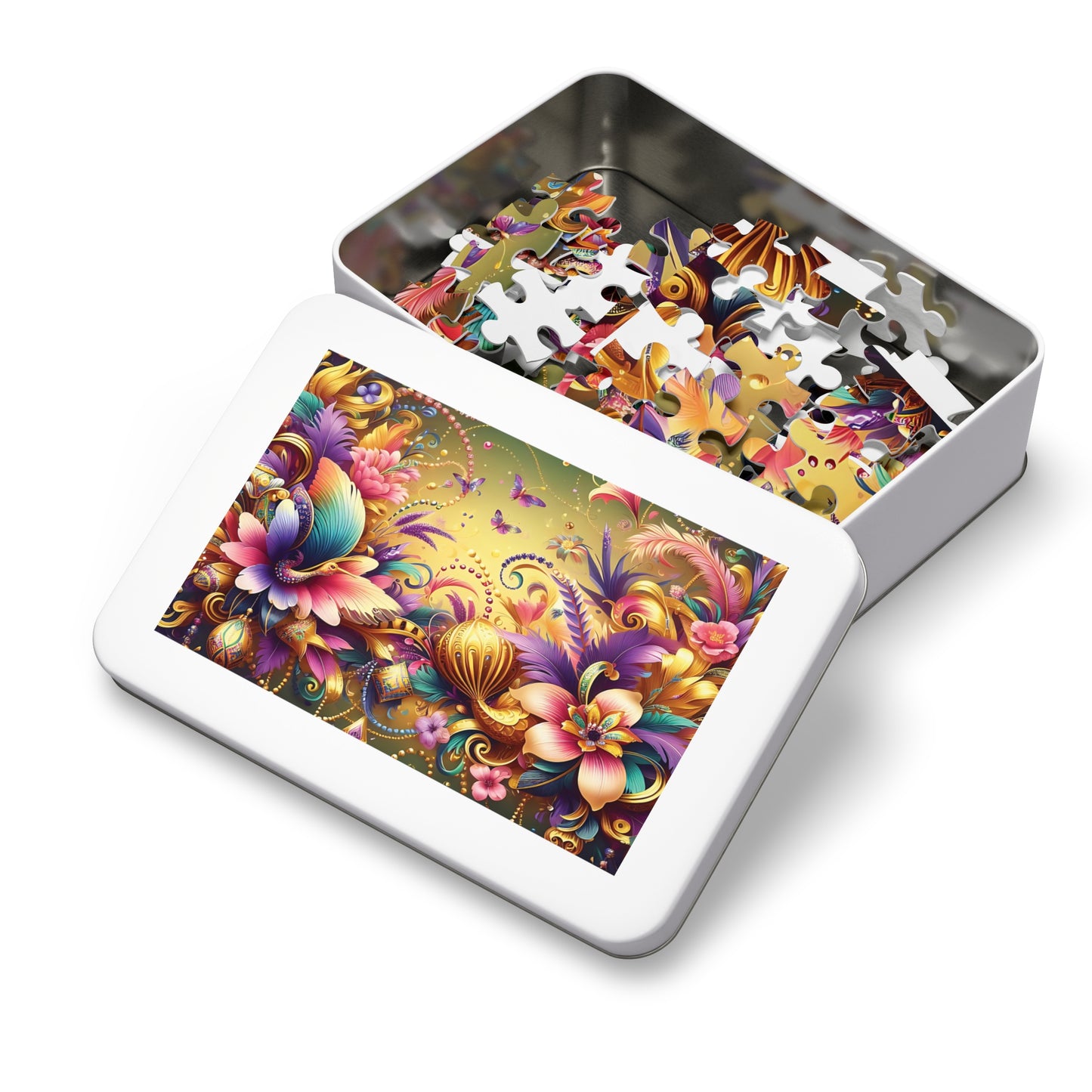 Jigsaw Puzzle, Floral, Personalised/Non-Personalised (30, 110, 252, 500,1000-Piece)