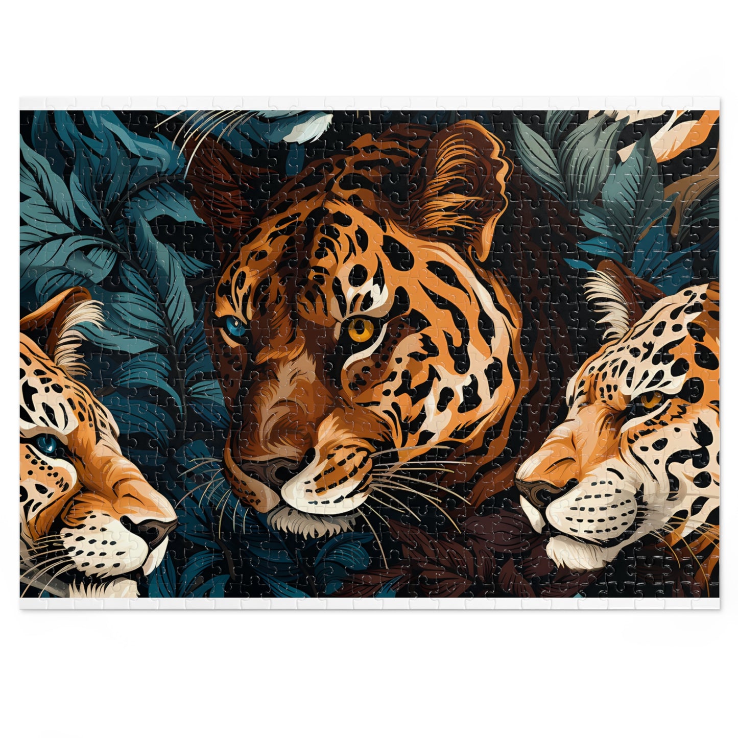 Jigsaw Puzzle, Leopard, Personalised/Non-Personalised (30, 110, 252, 500,1000-Piece)