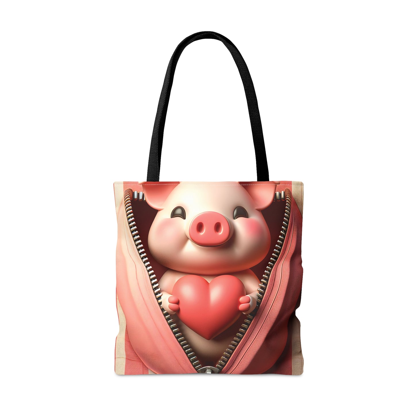 Tote Bag, Pig, Personalised/Non-Personalised Tote bag