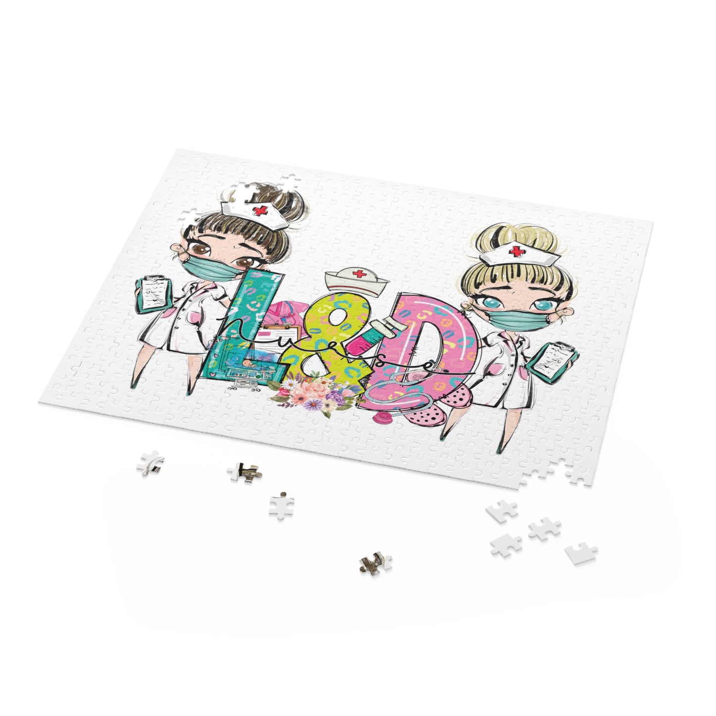 Personalised/Non-Personalised Puzzle, L&D Nurse (120, 252, 500-Piece)