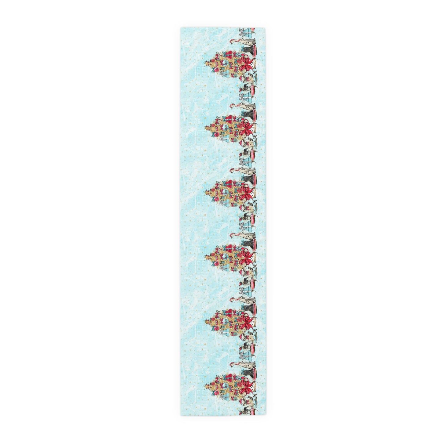 Doggie Christmas, Table Runner, Cotton Twill and Poly Available