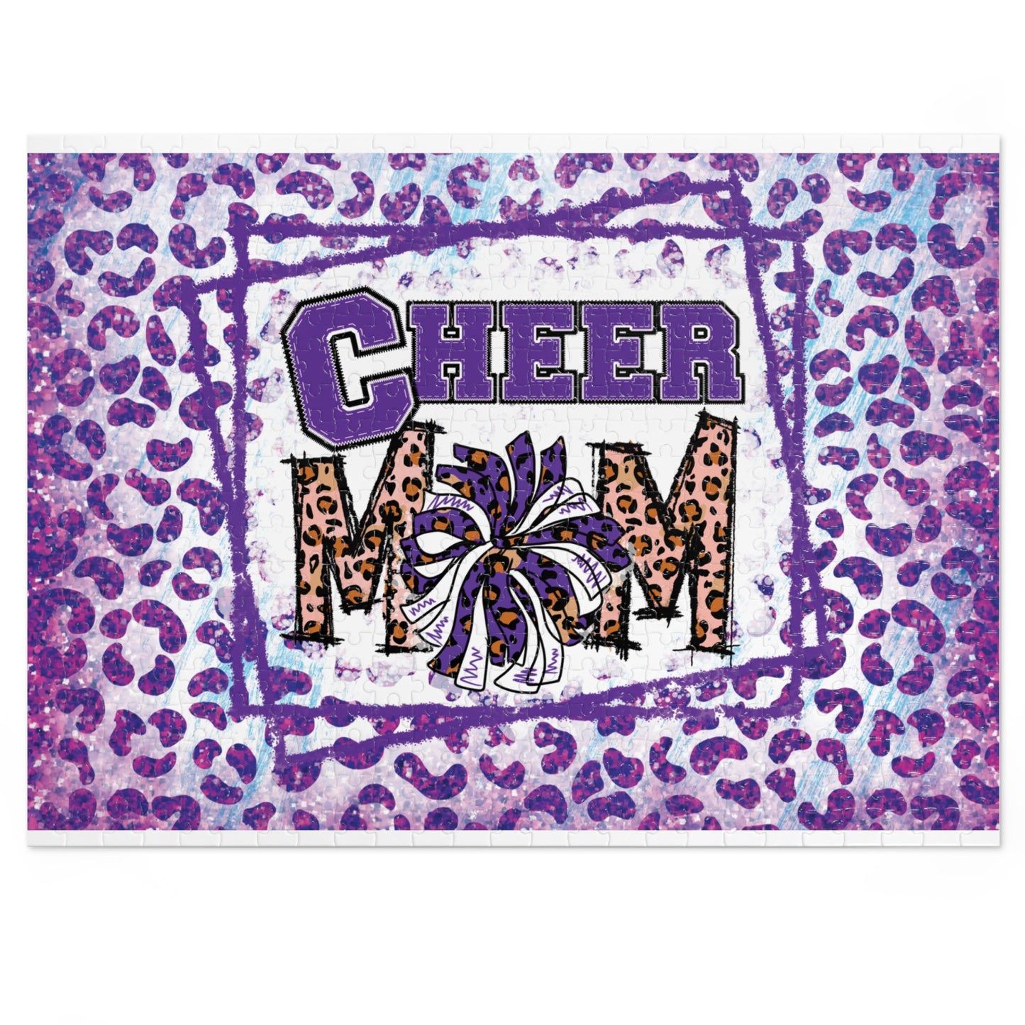 Jigsaw Puzzle, Cheer Mom, Personalised/Non-Personalised (30, 110, 252, 500,1000-Piece)