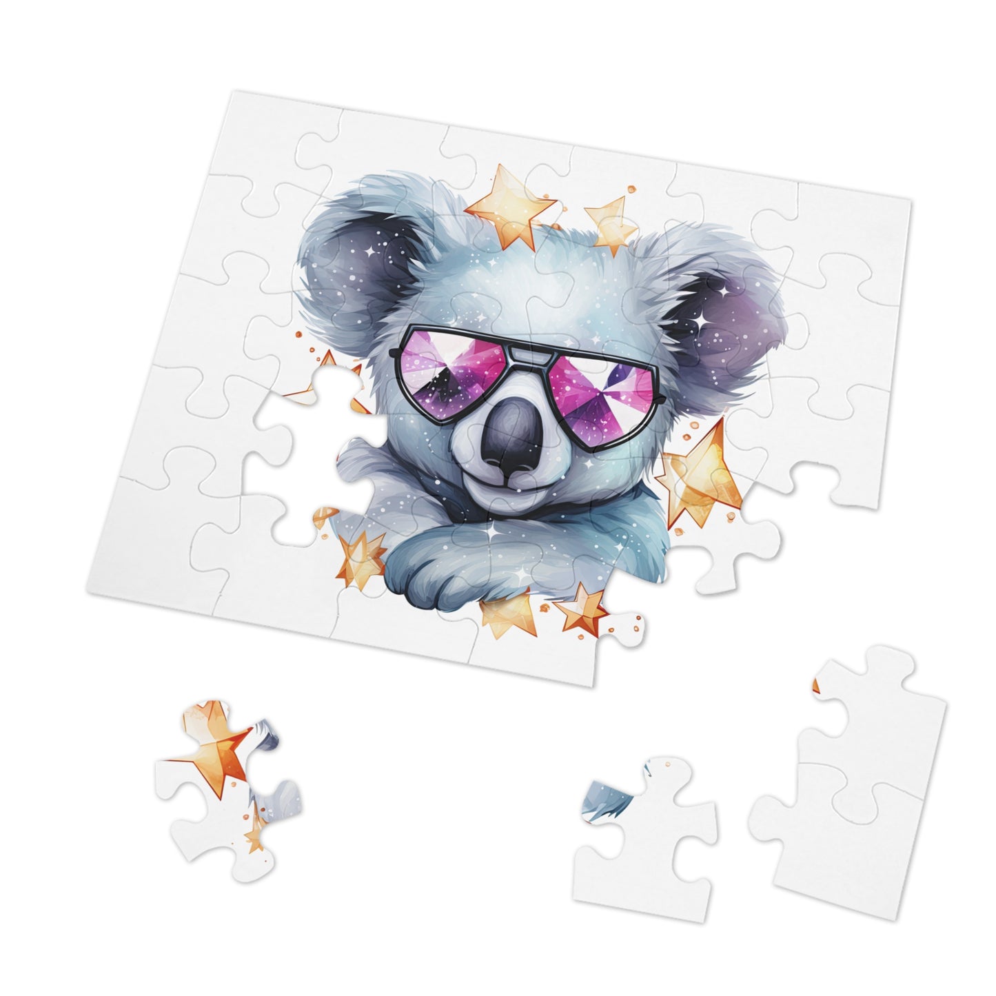 Jigsaw Puzzle in Tin, Australian Animals, Koala, Personalised/Non-Personalised, awd-508 (30, 110, 252, 500,1000-Piece)