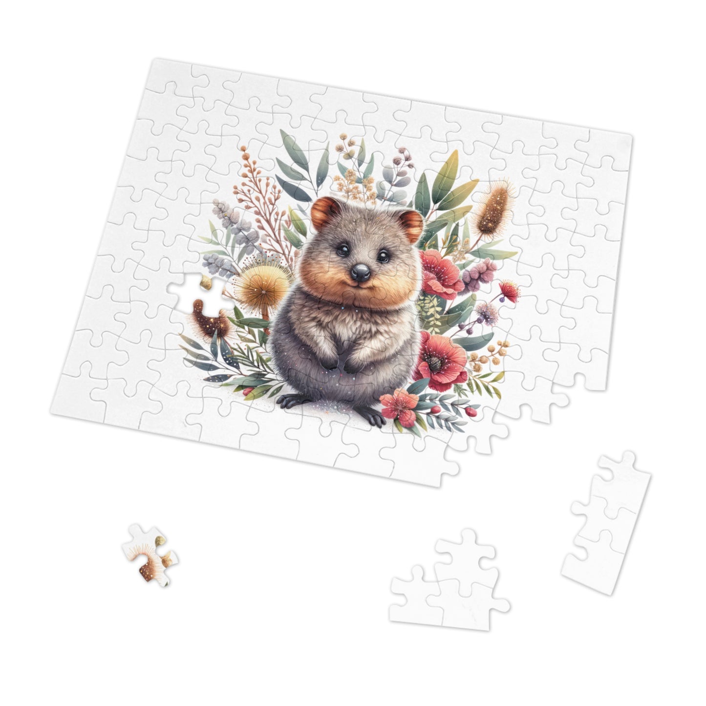 Jigsaw Puzzle in Tin, Australian Animals, Quokka, Personalised/Non-Personalised, awd-1327 (30, 110, 252, 500,1000-Piece)