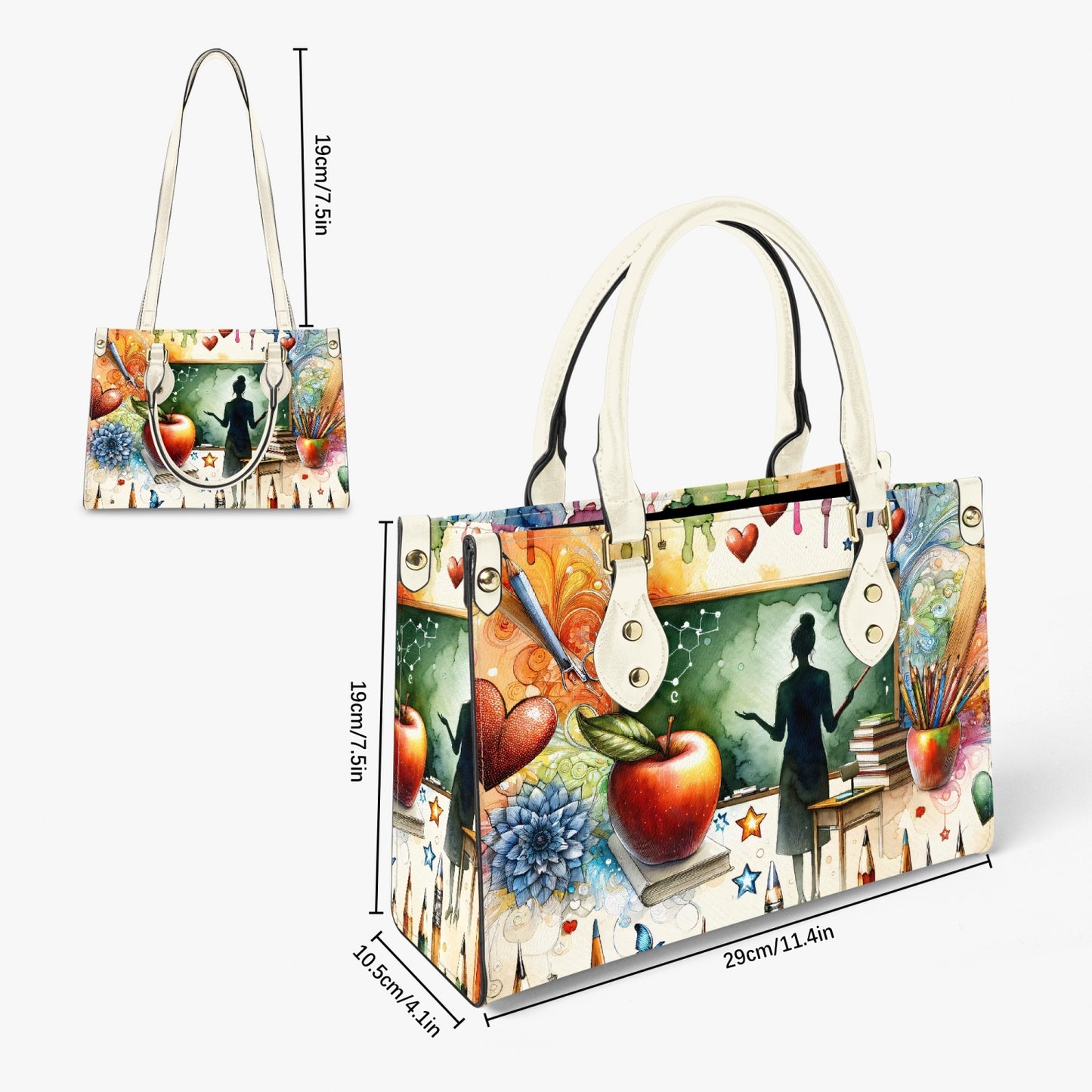 Women's Tote Bag - Long Strap - Teacher