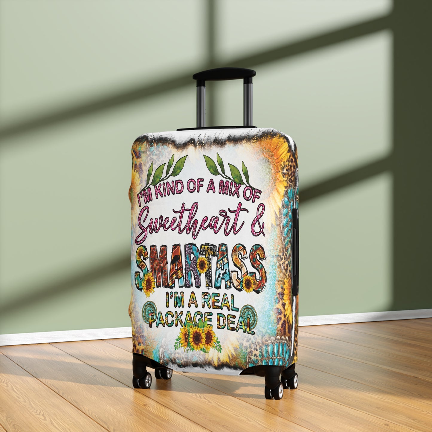 Luggage Cover, Country and Western,  Mix of Sweetheart, awd-1031