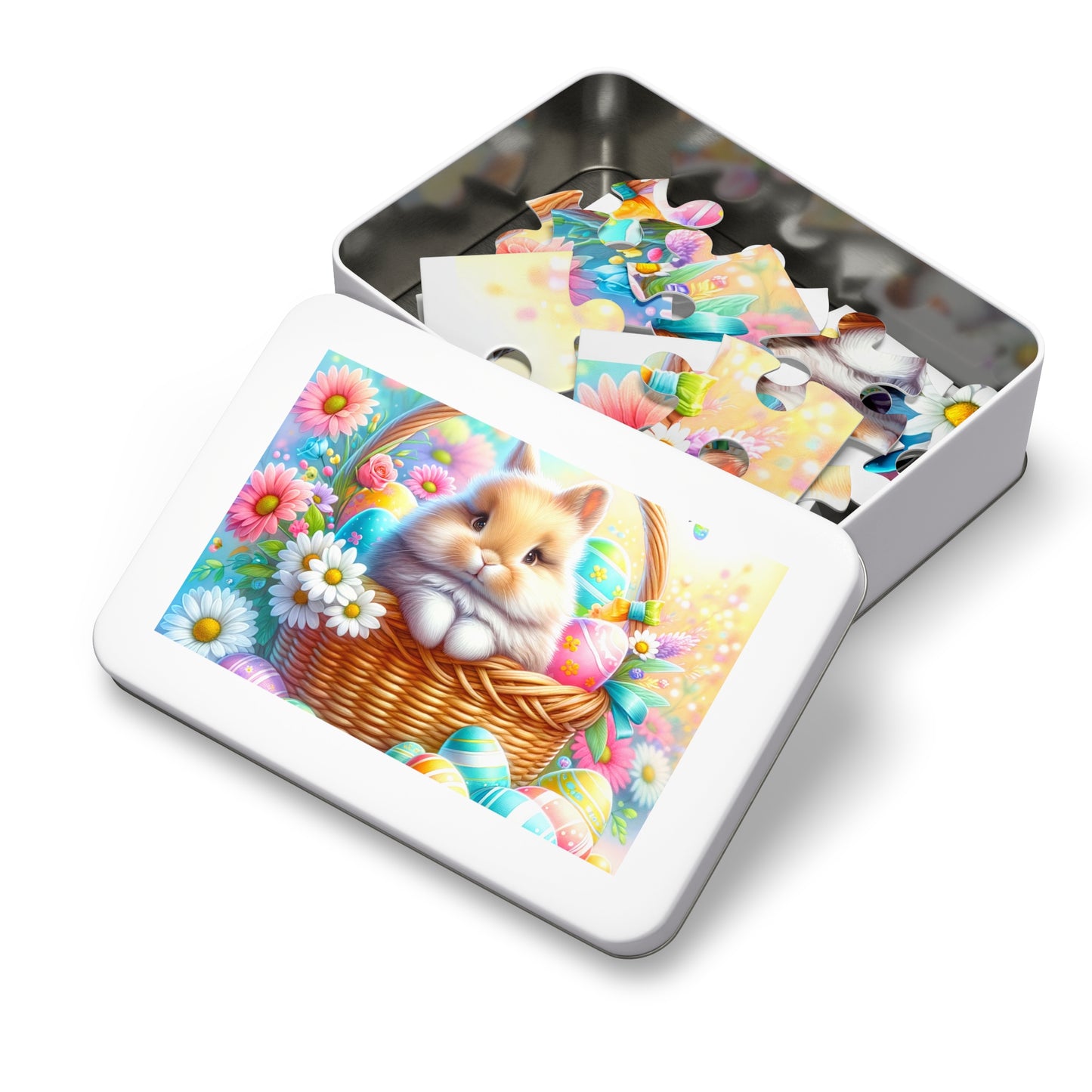 Puzzle, Easter, Rabbit, Personalised/Non-Personalised (30, 110, 252, 500,1000-Piece) awd-621