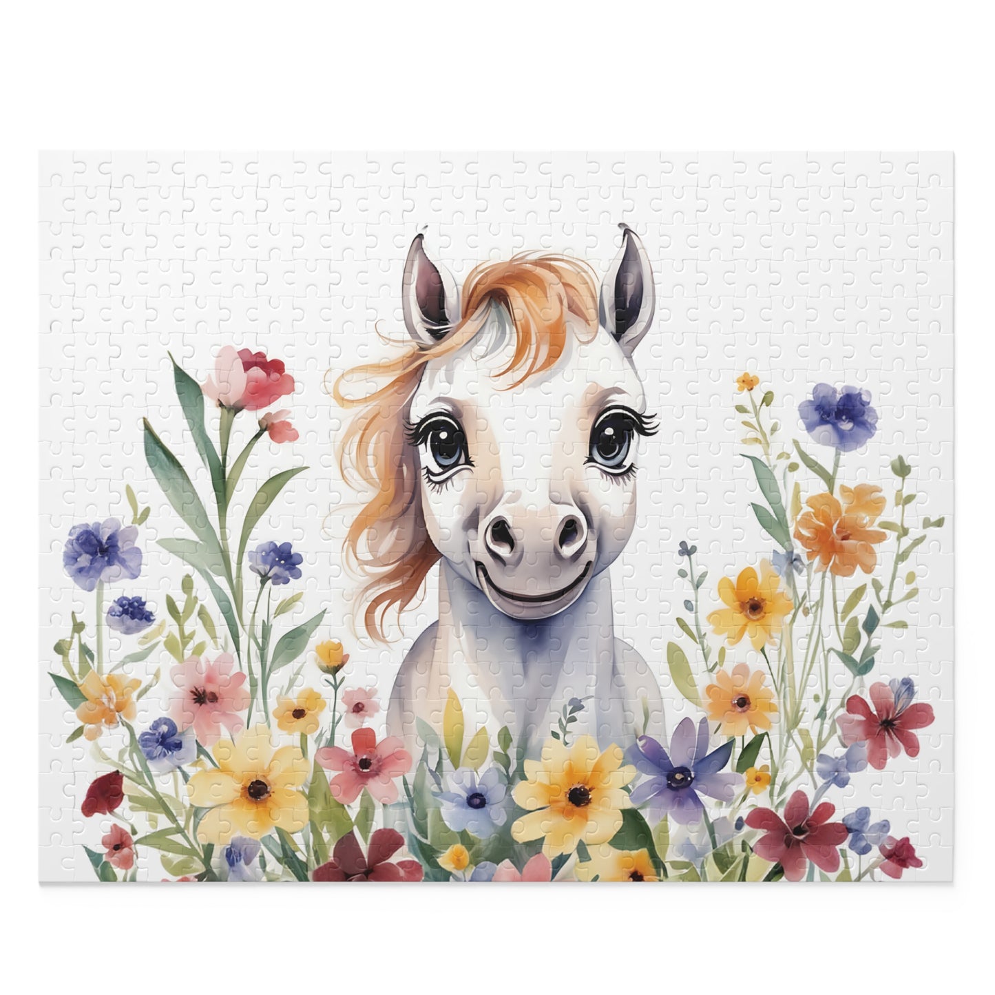 Personalised/Non-Personalised Puzzle, Horse (120, 252, 500-Piece)