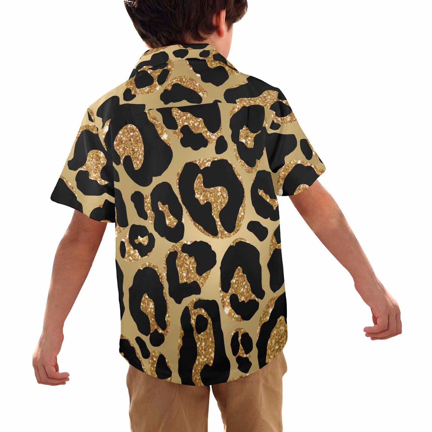 Animal Print 2  Little Boys Hawaiian Shirt