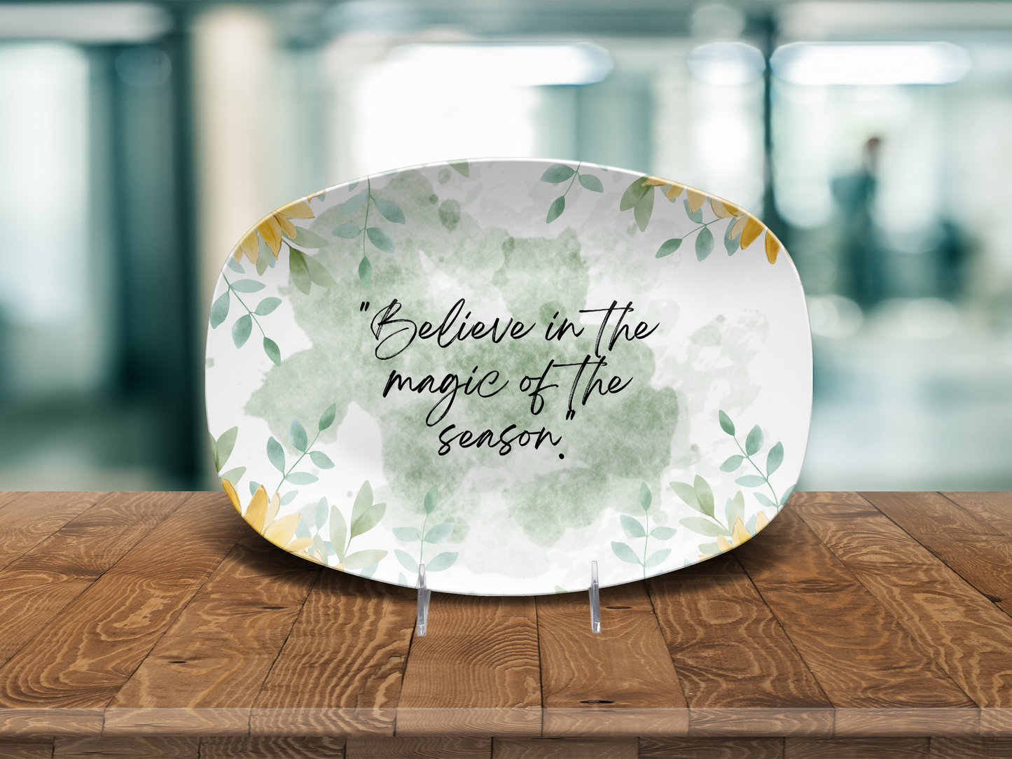 BBQ Platter Believe in the Magic 10"x14" Platter