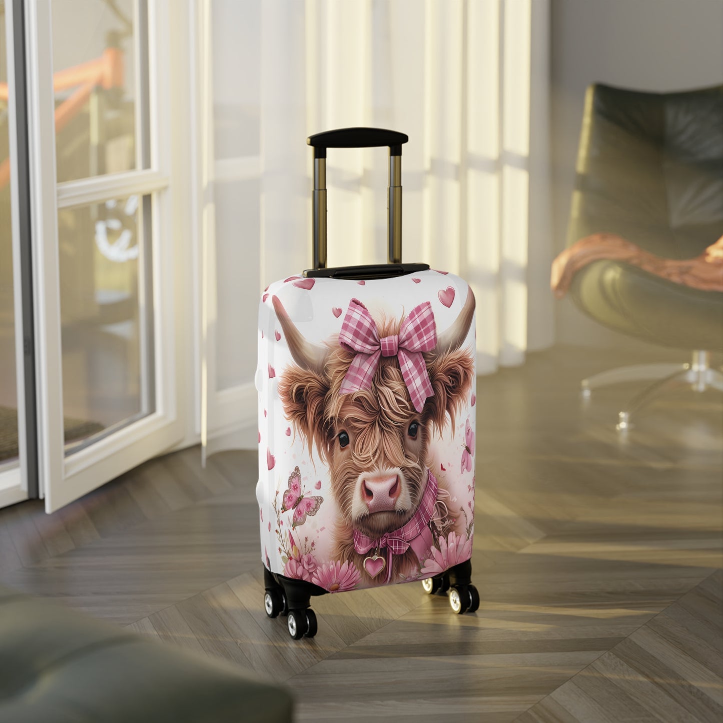 Luggage Cover, Highland Cow, awd-1742