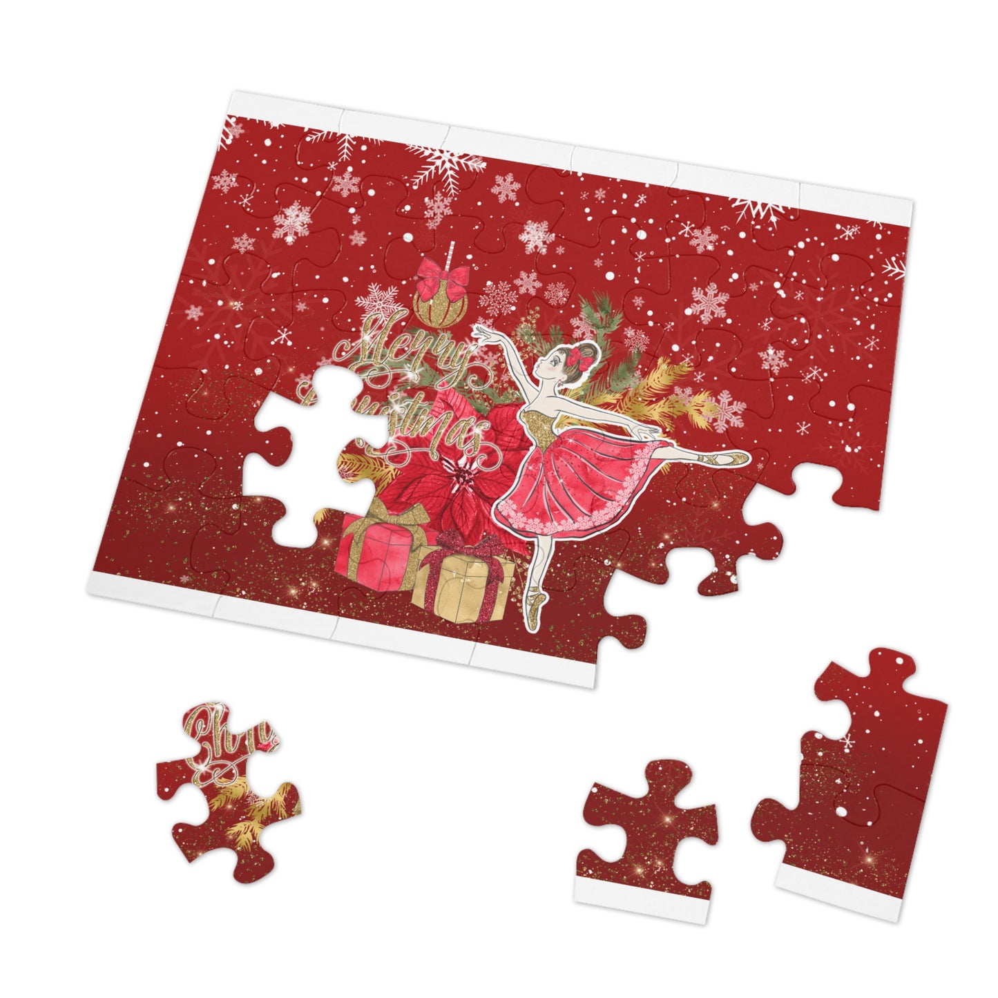 Puzzle, Christmas Sugarplum, Personalised/Non-Personalised (30, 110, 252, 500,1000-Piece)