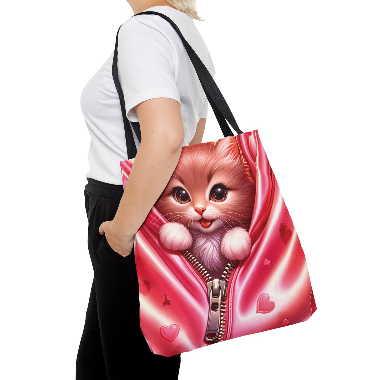 Tote Bag, Cat, Personalised/Non-Personalised Tote bag