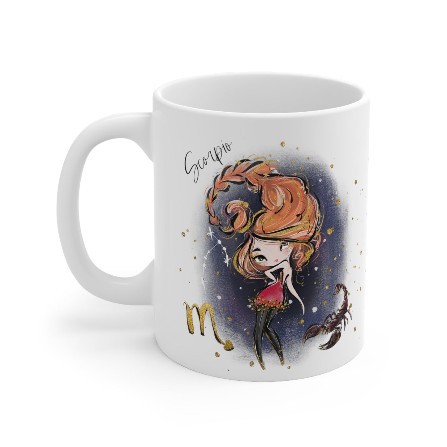 Zodiac Sign, Scorpio, Ceramic Mug 11oz