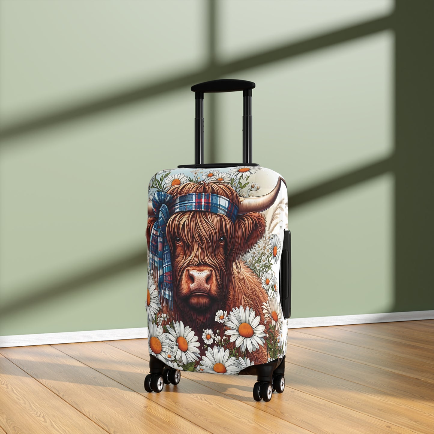 Luggage Cover, Highland Cow, awd-435